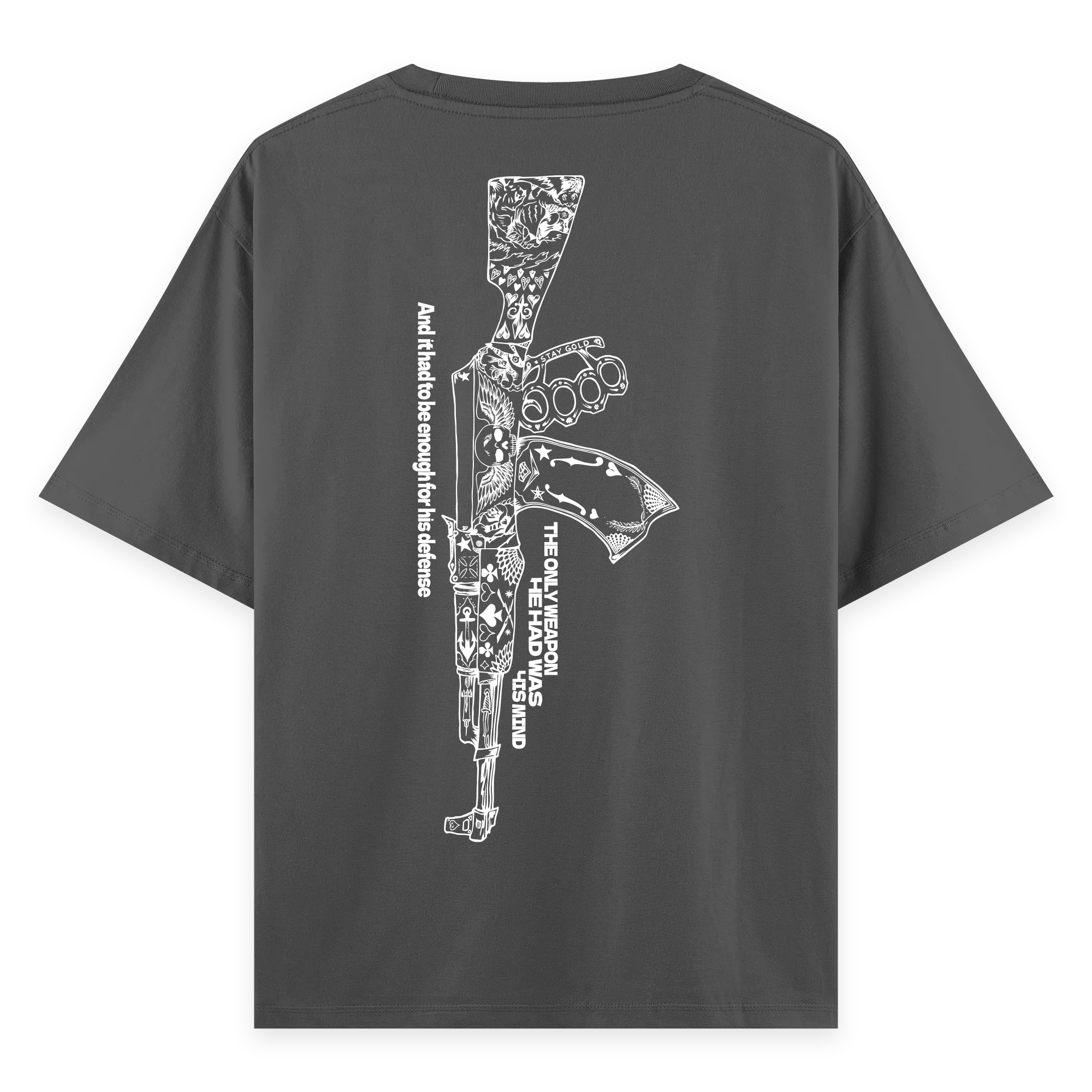 Ak-47 - Oversize Bol Kalıp T-shirt