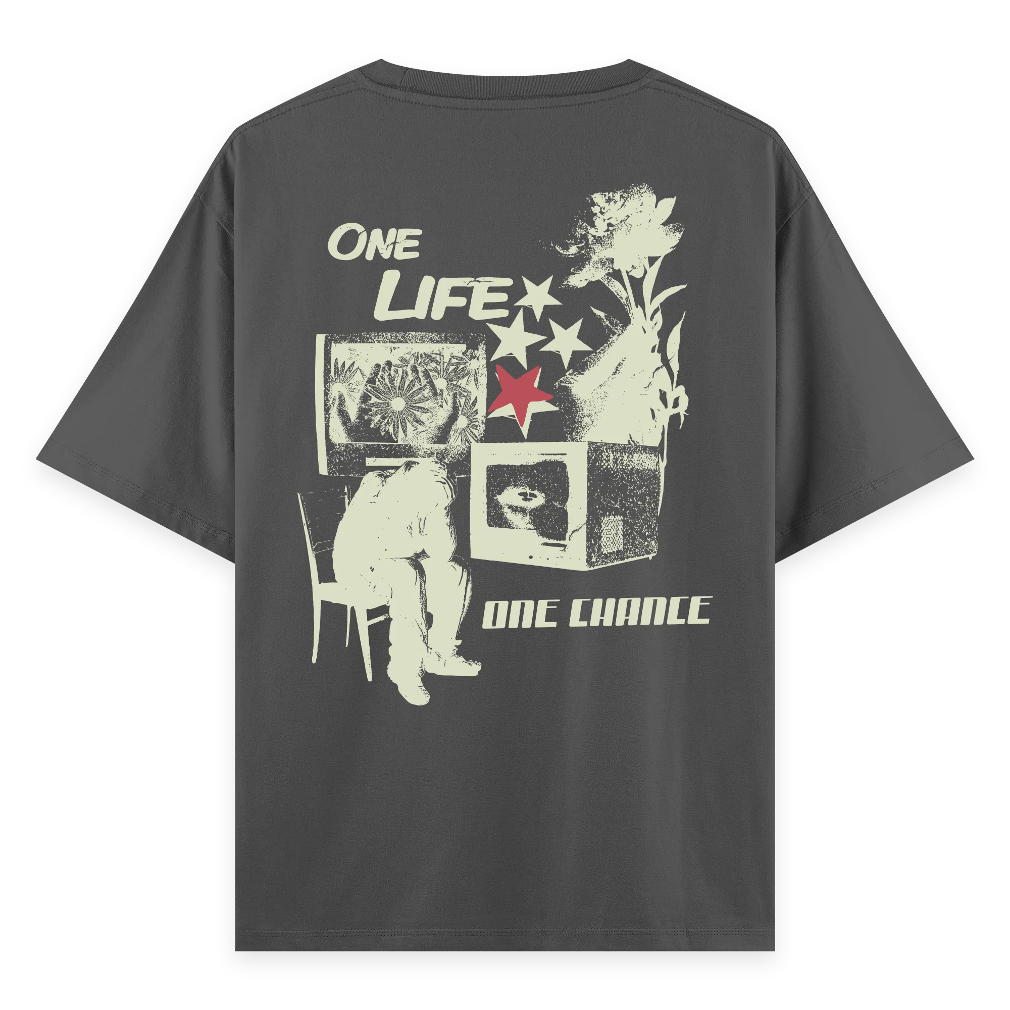 One Chance - Oversize Bol Kalıp T-shirt