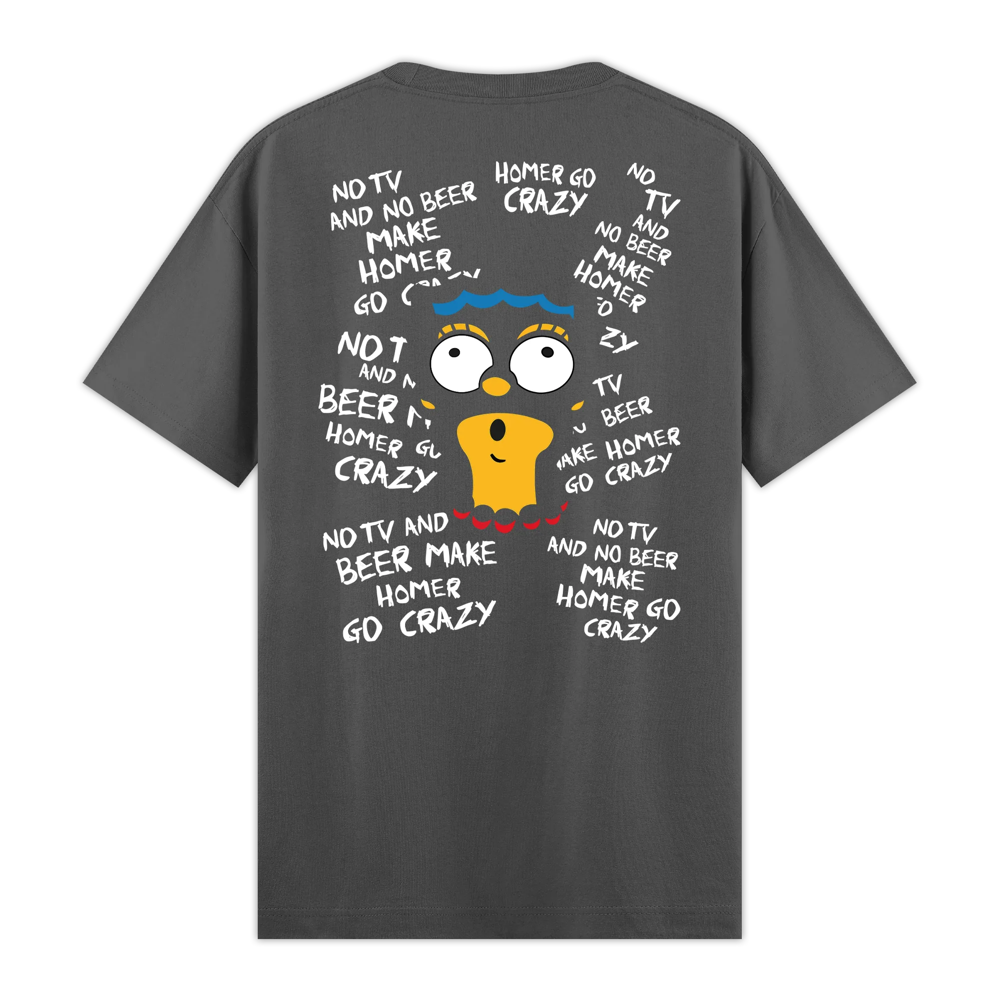 Crazy Homer - Regular Fit Kalıp T-shirt