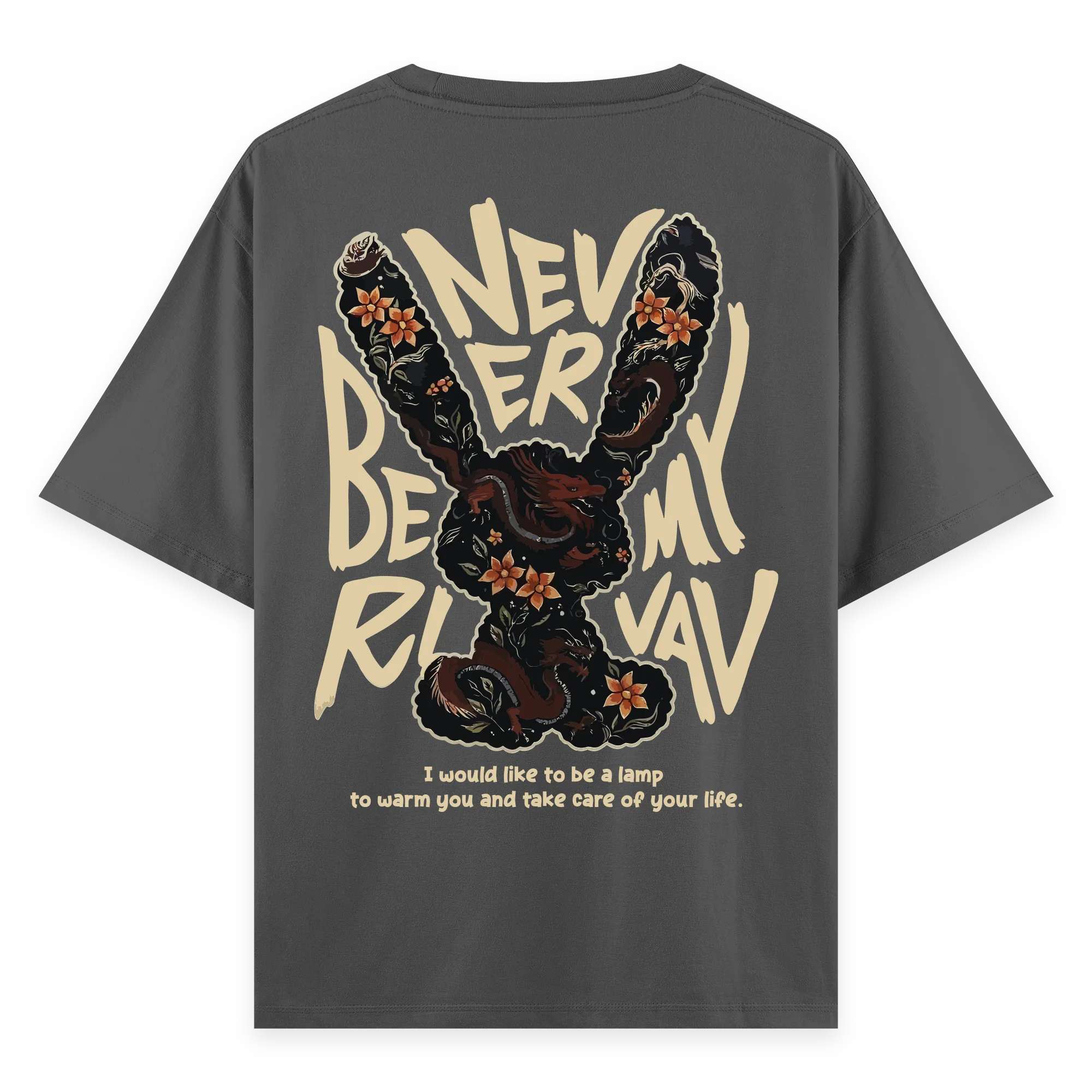 Rabbit - Oversize Bol Kalıp T-shirt