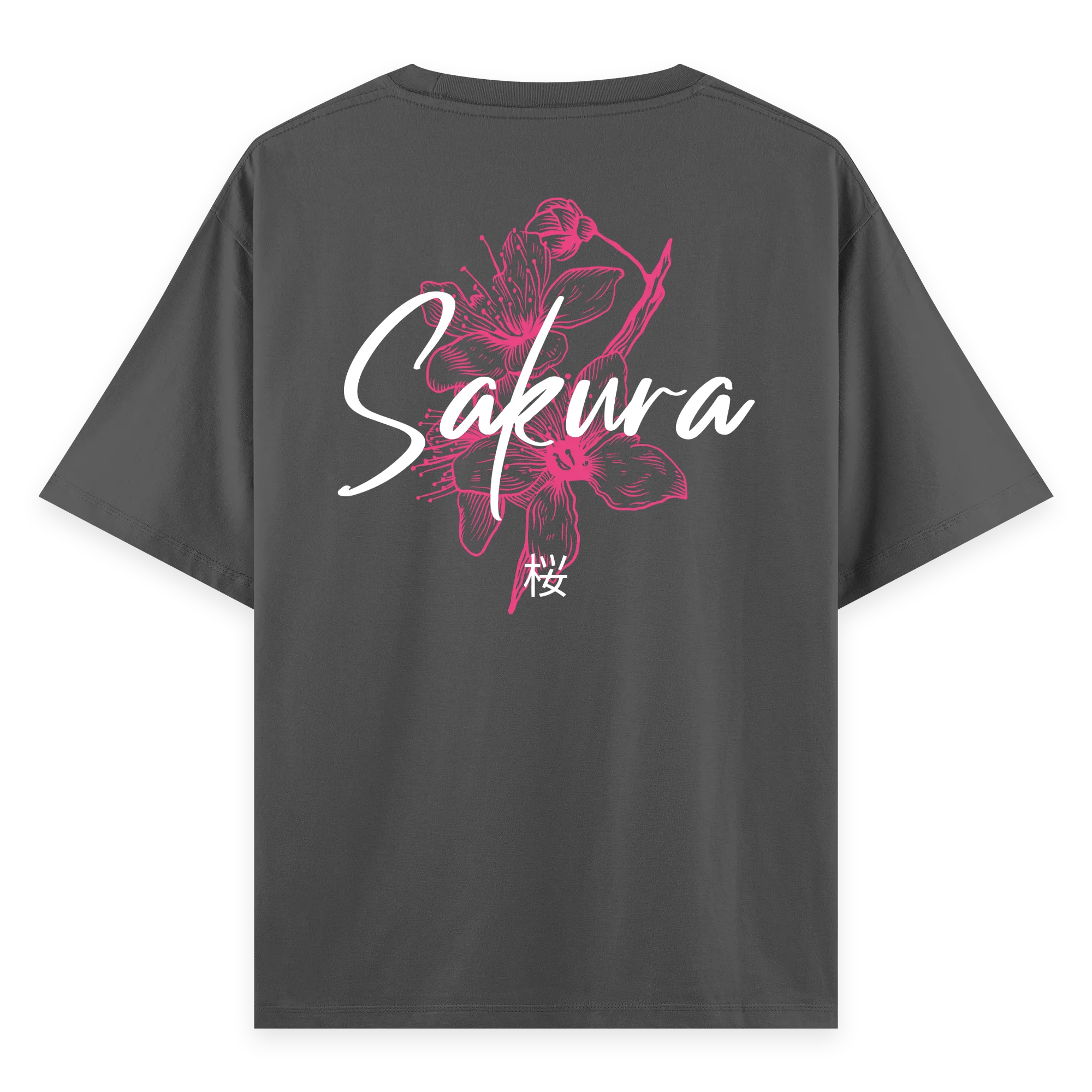 Sakura - Oversize Bol Kalıp T-shirt