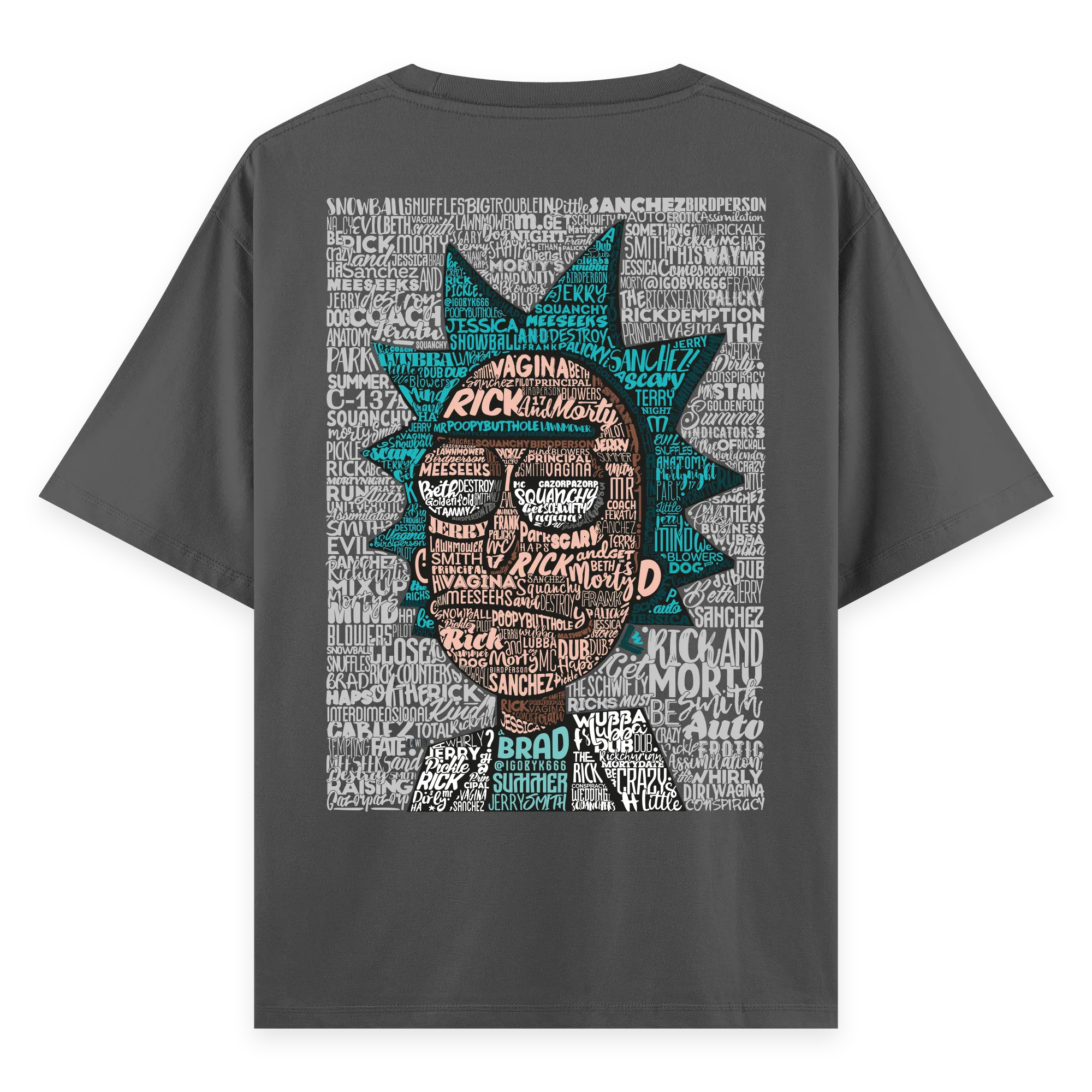 Rick's World - Oversize Bol Kalıp T-shirt