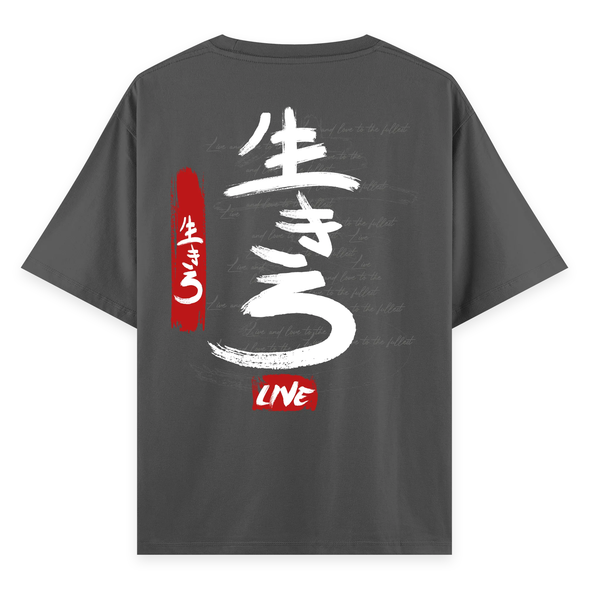 Live - Oversize Bol Kalıp T-shirt