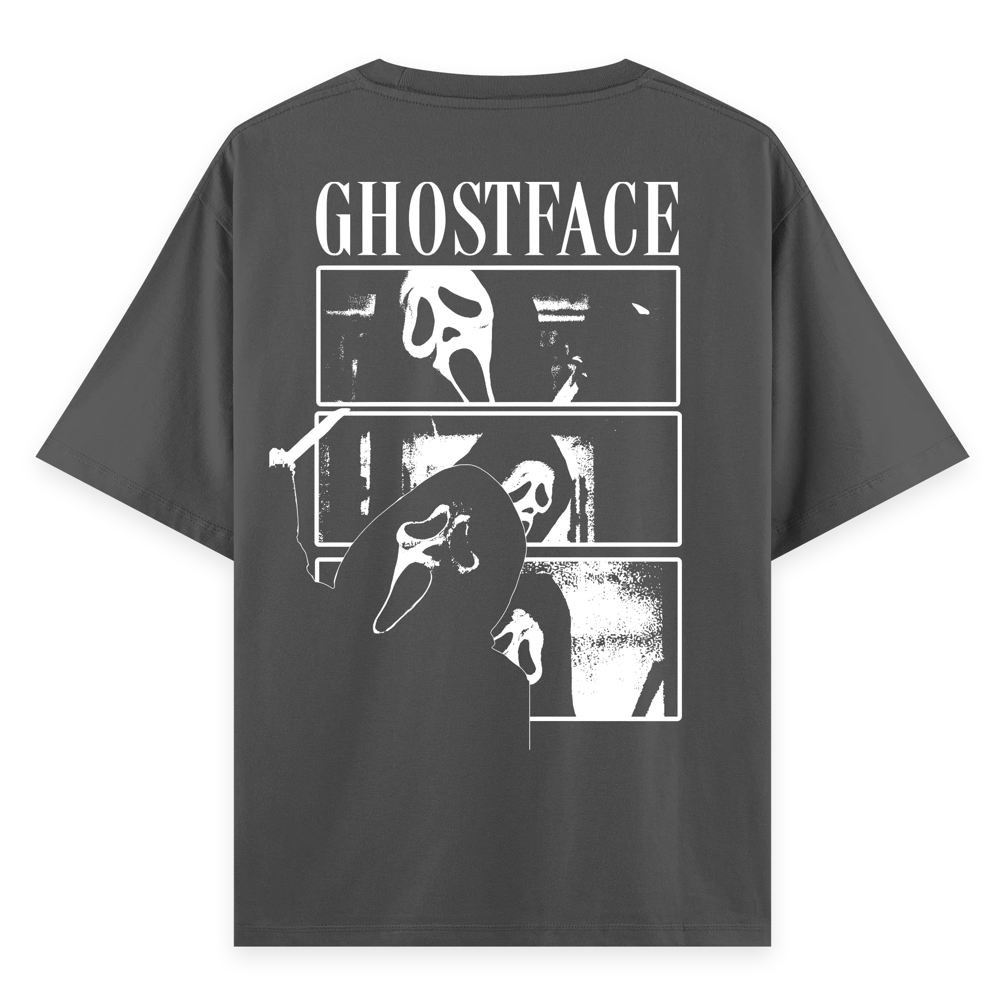 Ghost Face - Oversize Bol Kalıp T-shirt