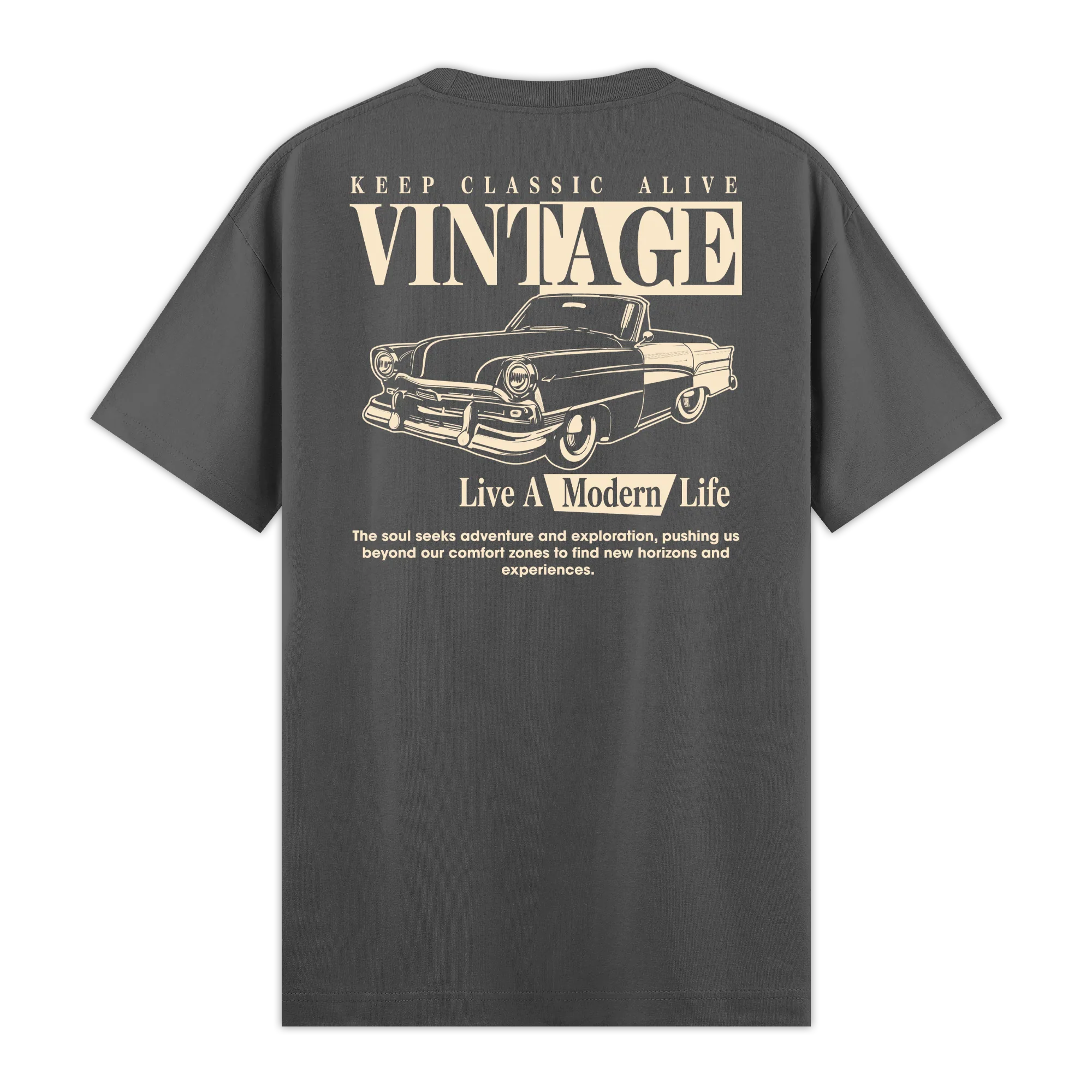 Vintage - Regular Fit Kalıp T-shirt