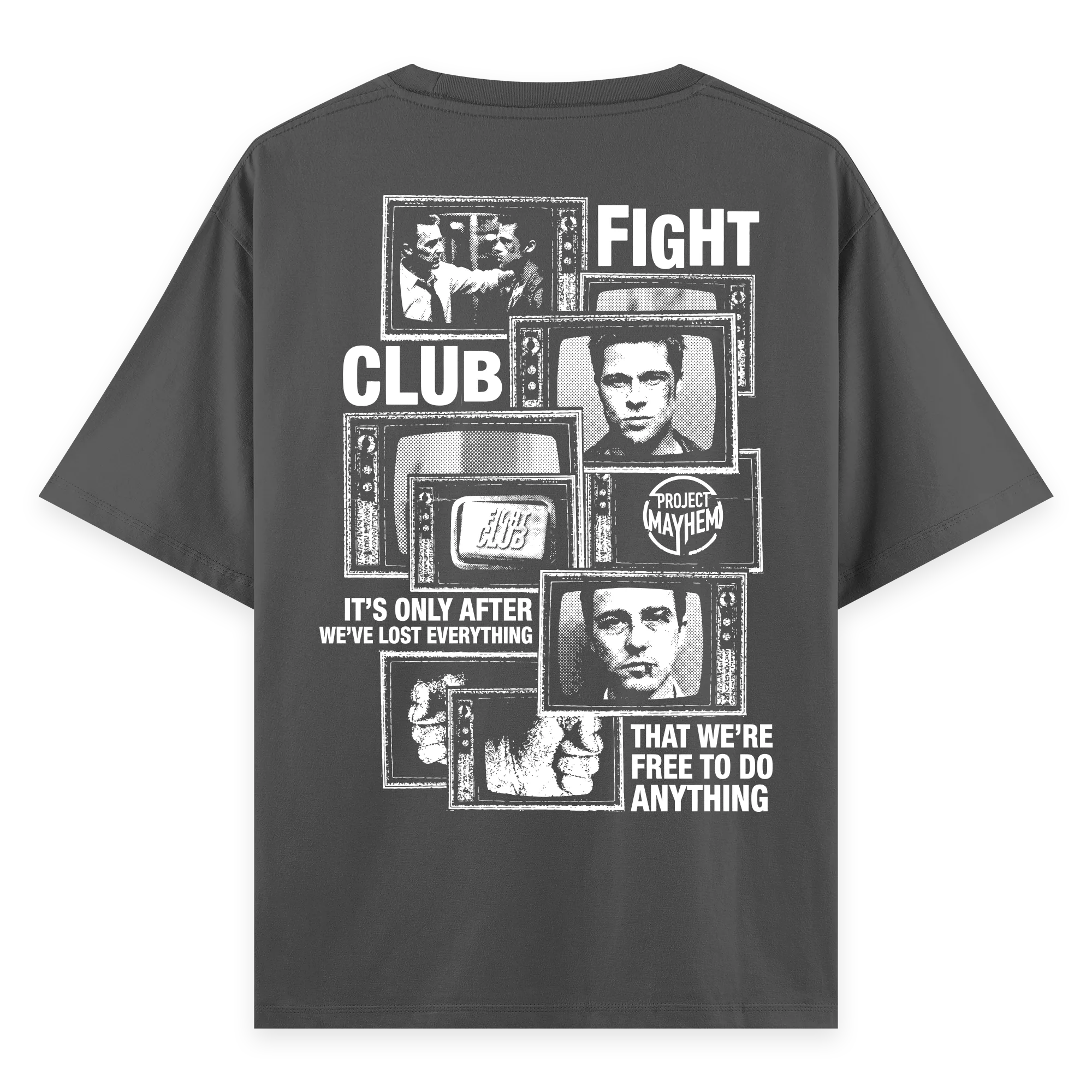 Fight Club - Oversize Bol Kalıp T-shirt