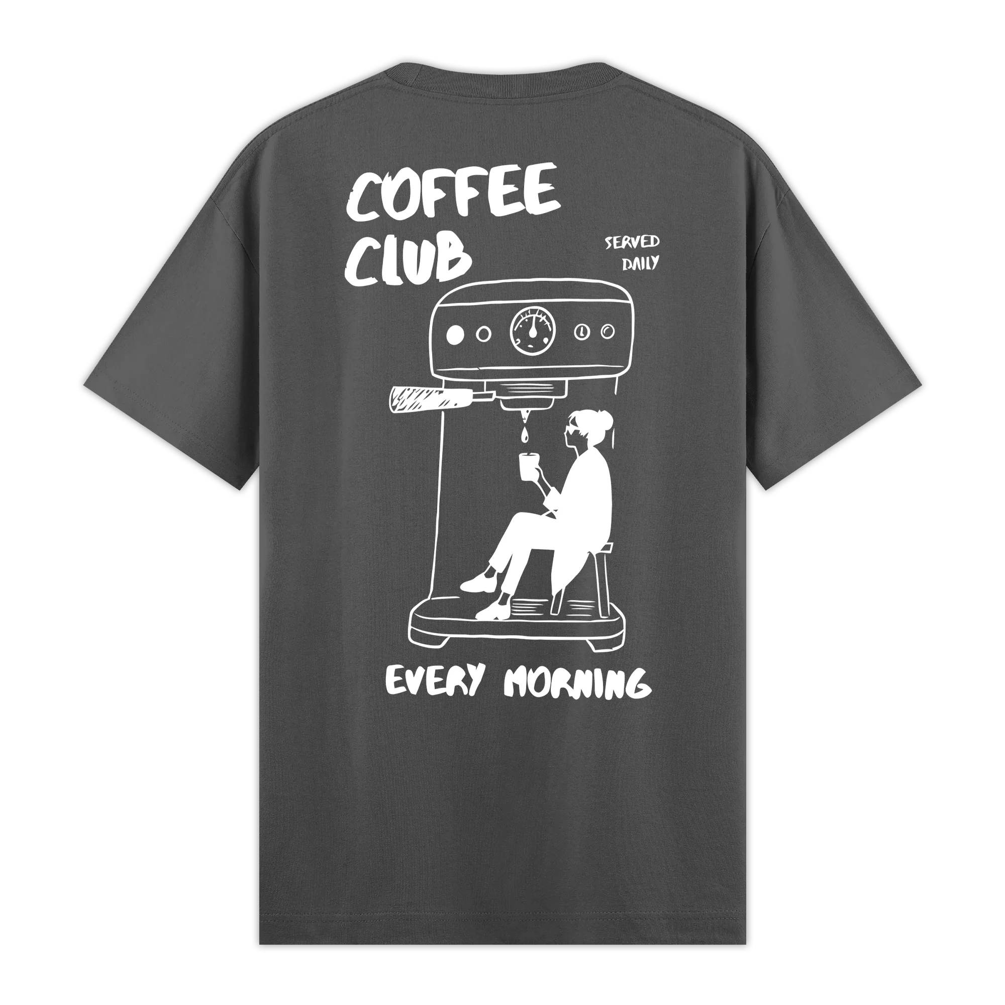 Coffee Club - Regular Fit Kalıp T-shirt