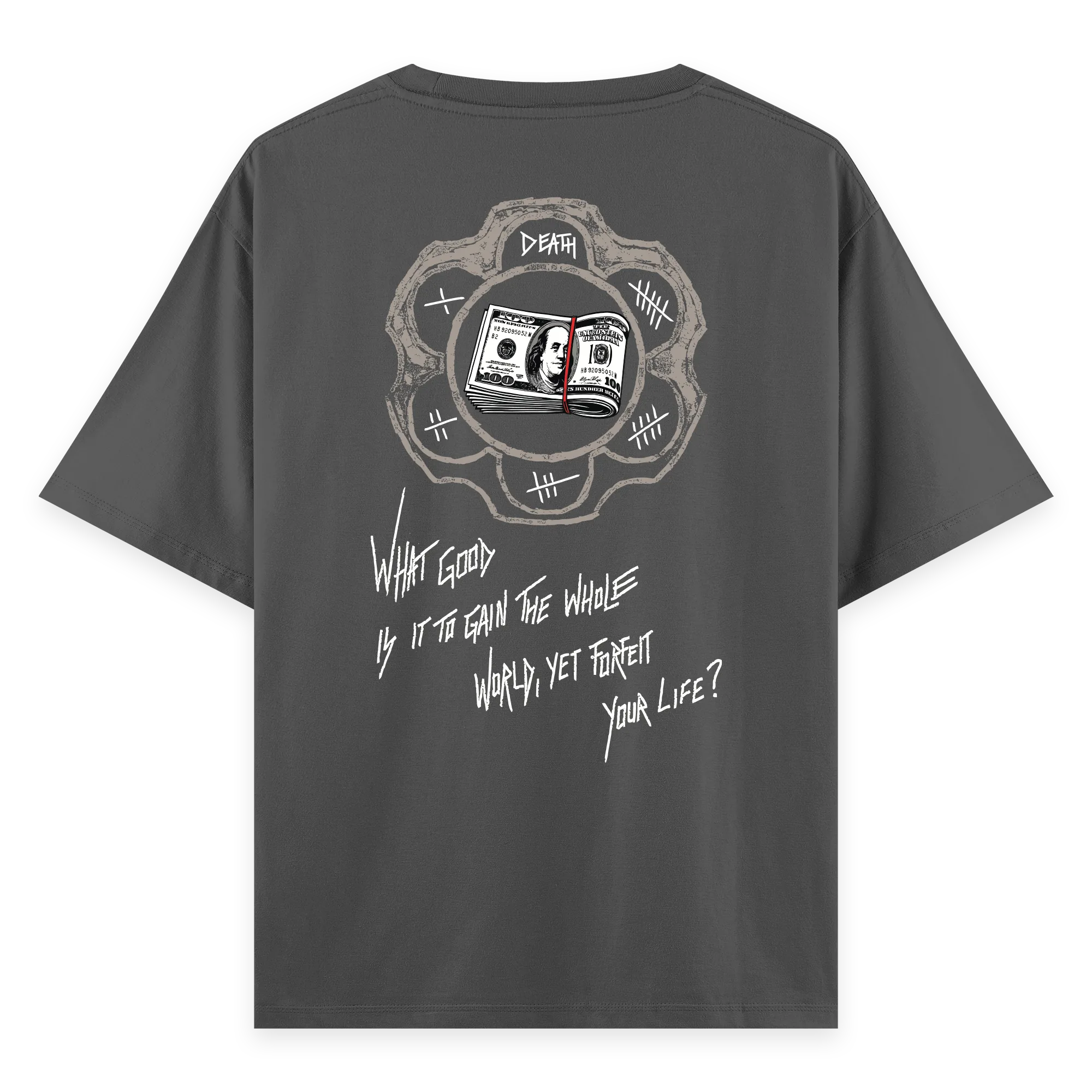 Greed - Oversize Bol Kalıp T-shirt