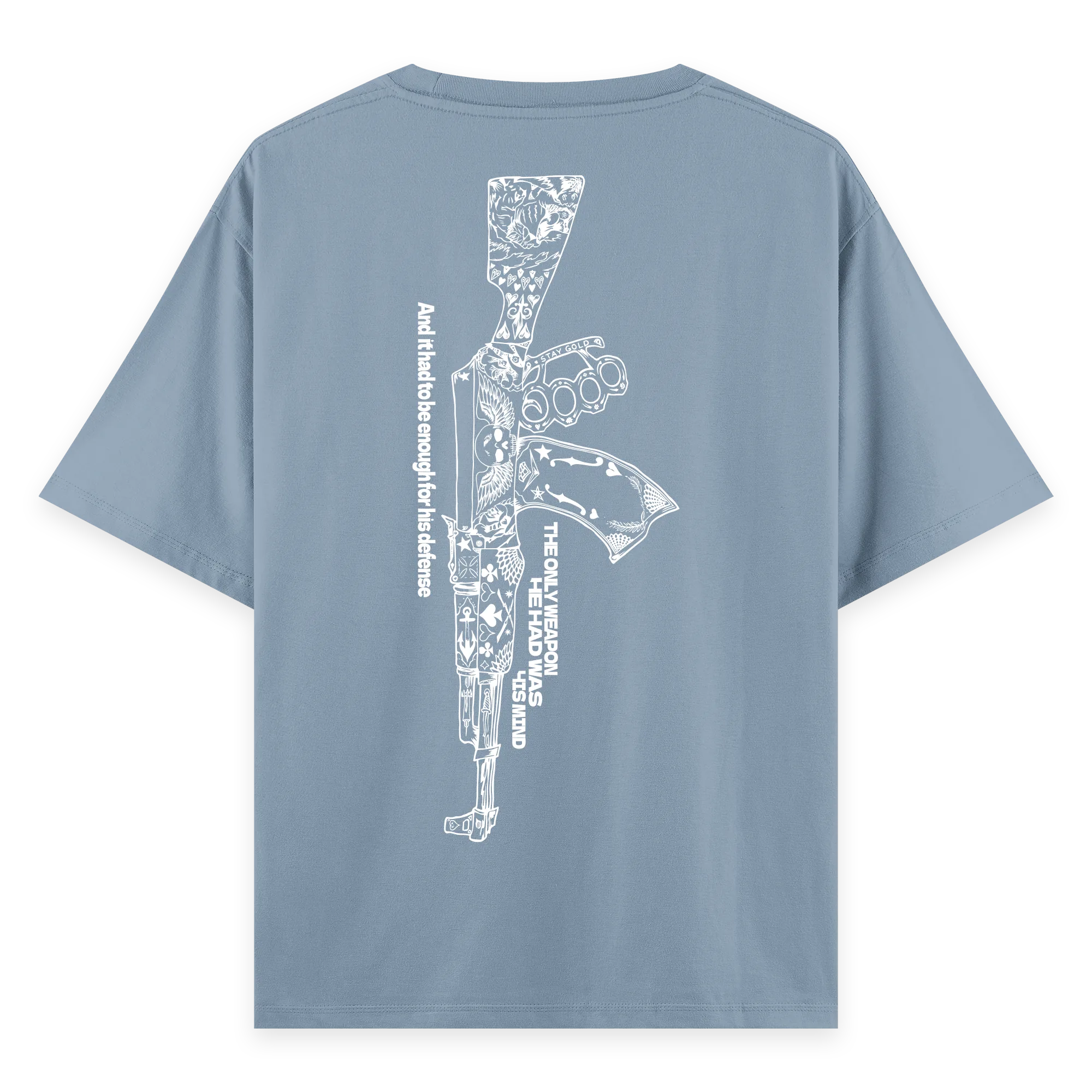 Ak-47 - Oversize Bol Kalıp T-shirt