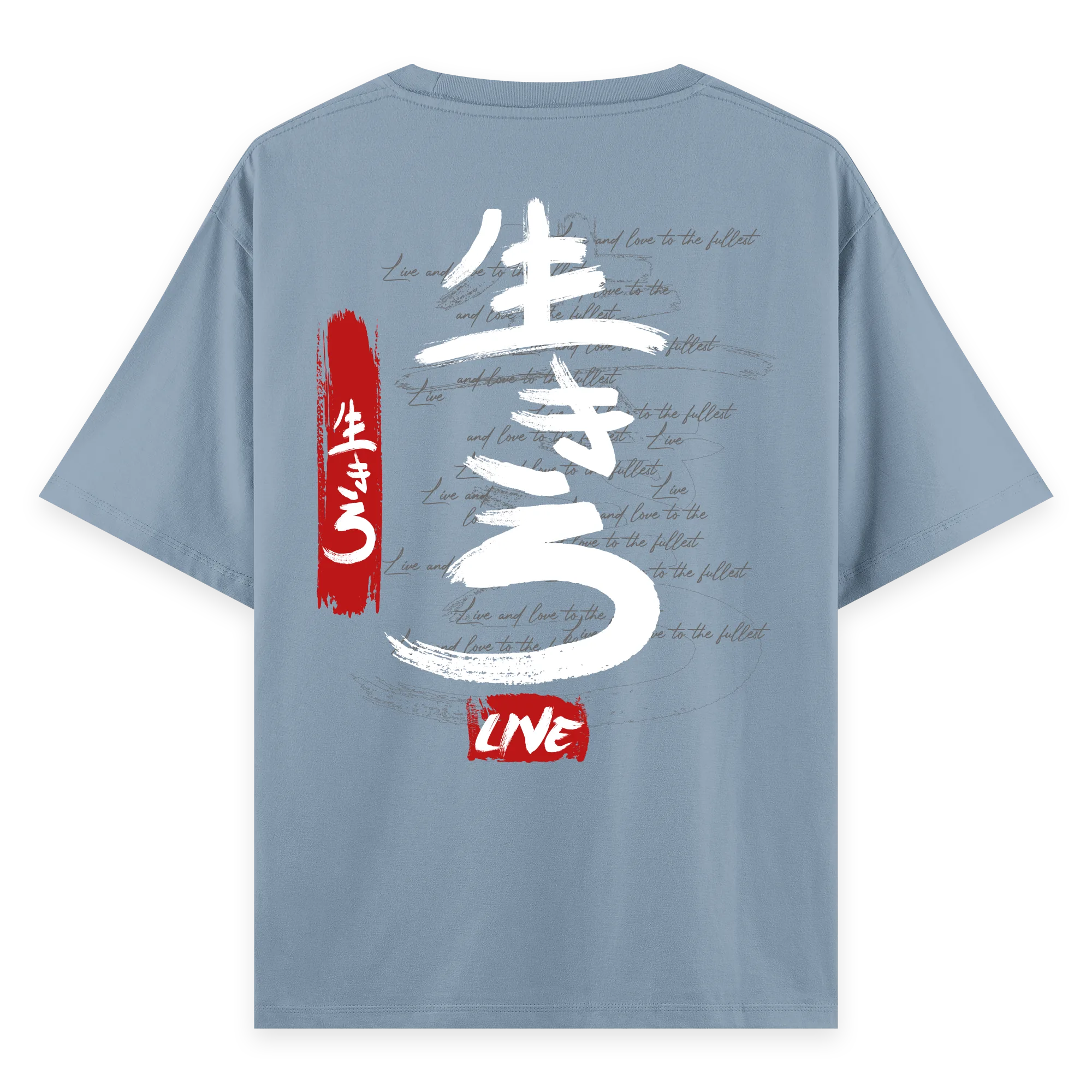 Live - Oversize Bol Kalıp T-shirt