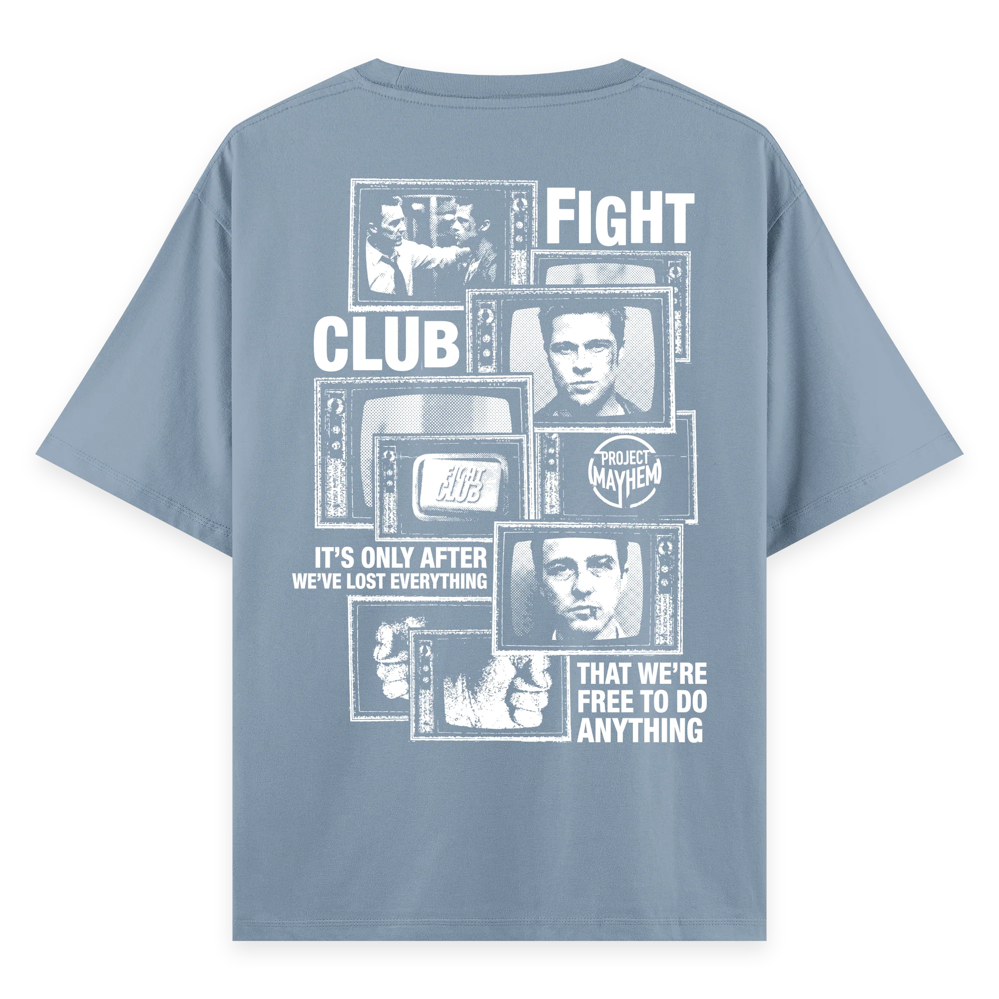Fight Club - Oversize Bol Kalıp T-shirt