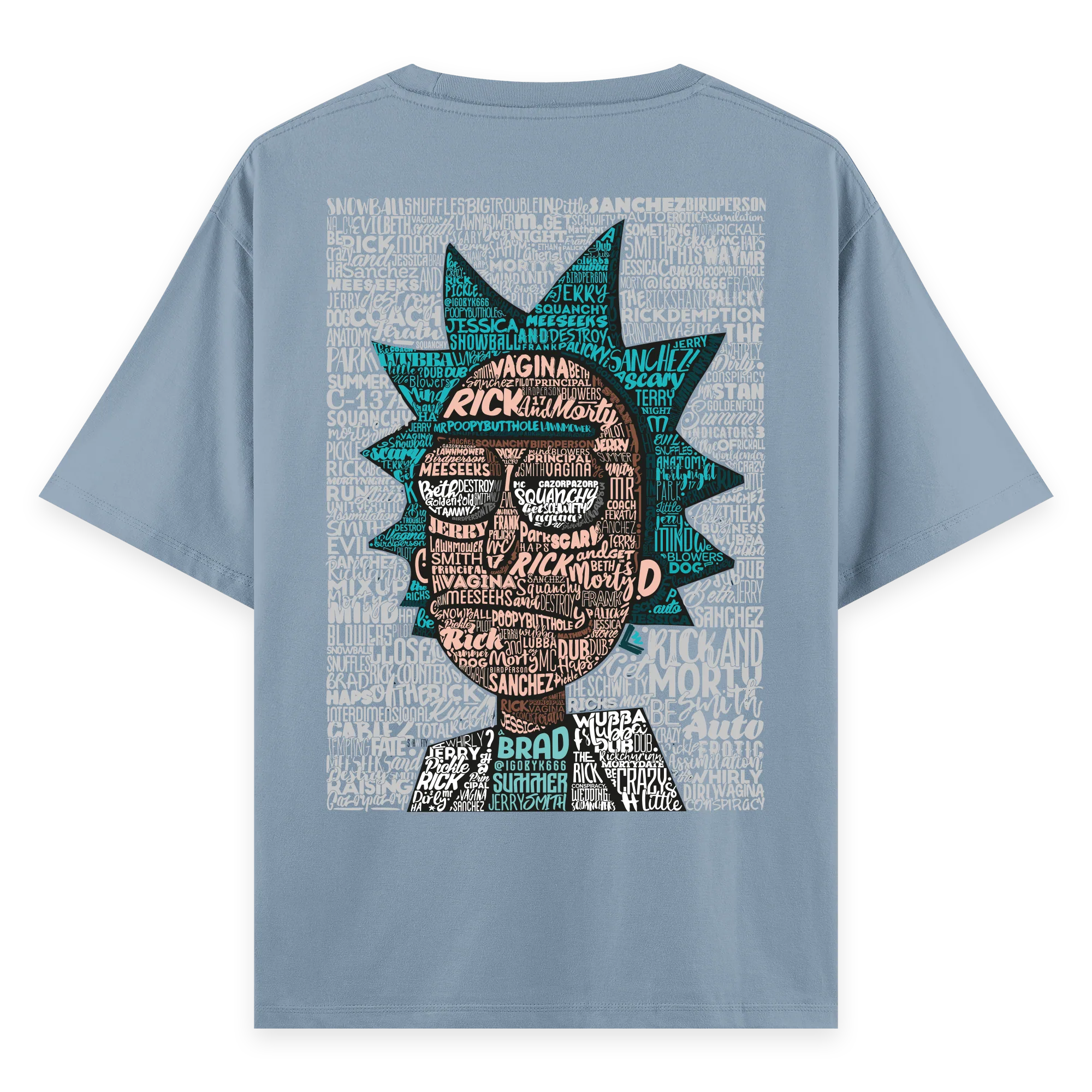 Rick's World - Oversize Bol Kalıp T-shirt