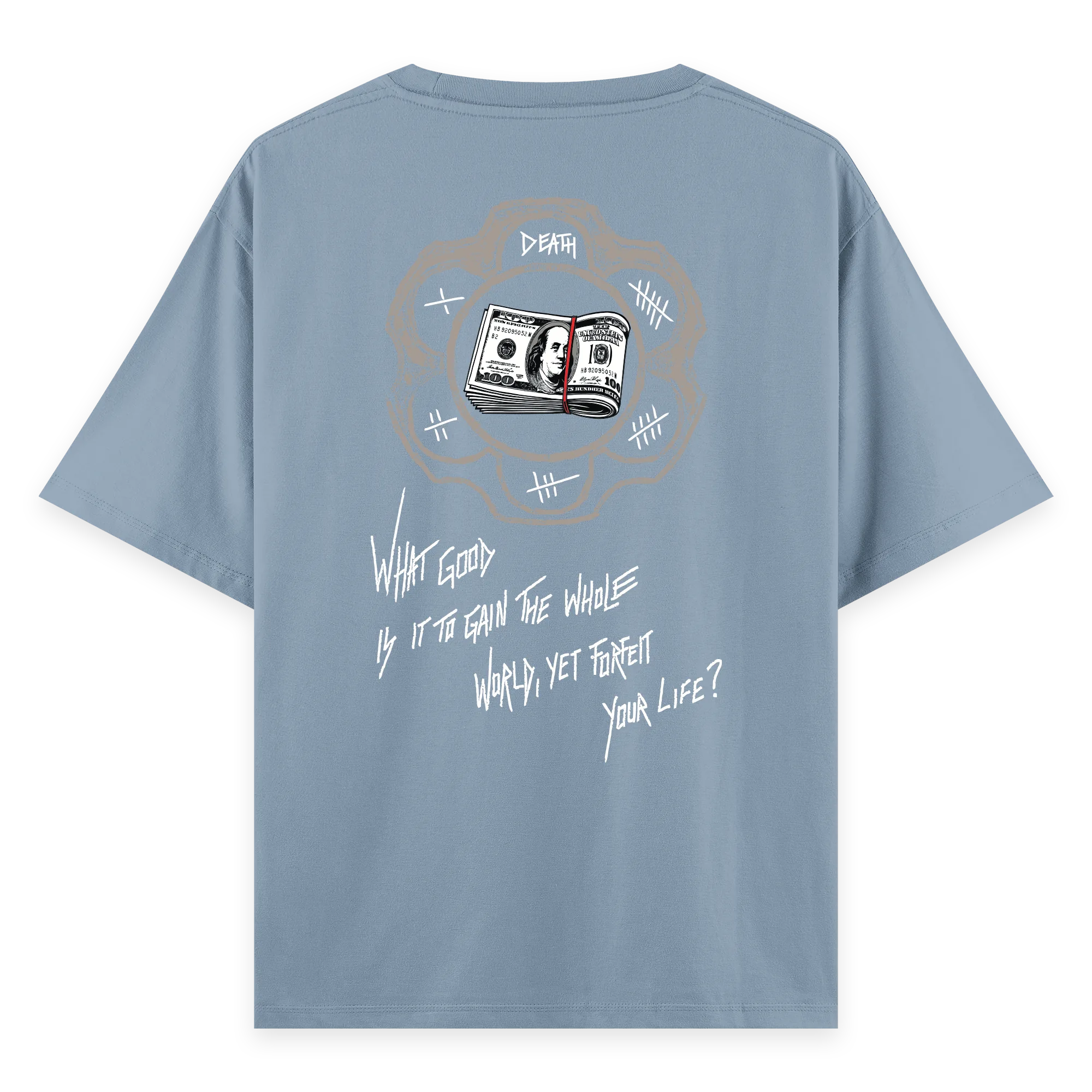 Greed - Oversize Bol Kalıp T-shirt