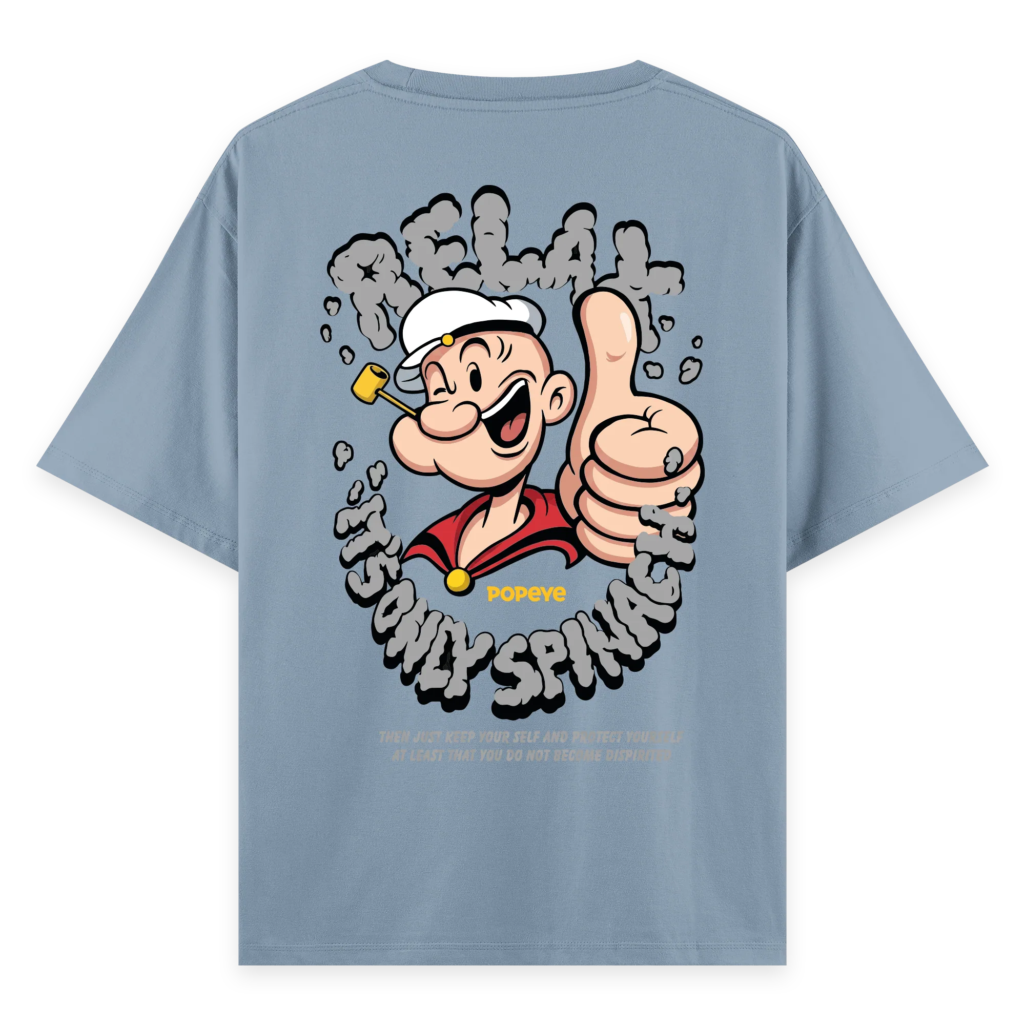 Popeye - Oversize Bol Kalıp T-shirt