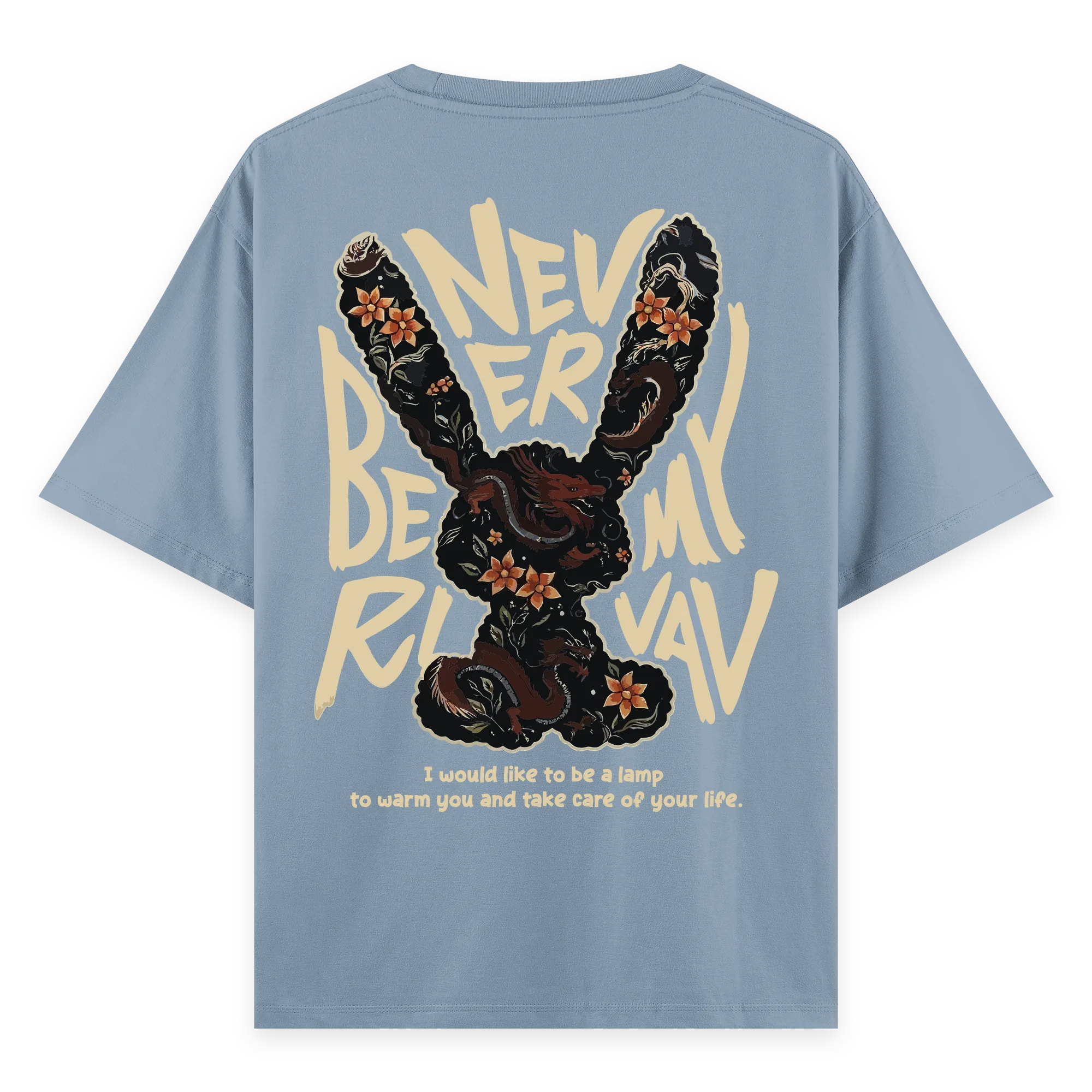 Rabbit - Oversize Bol Kalıp T-shirt