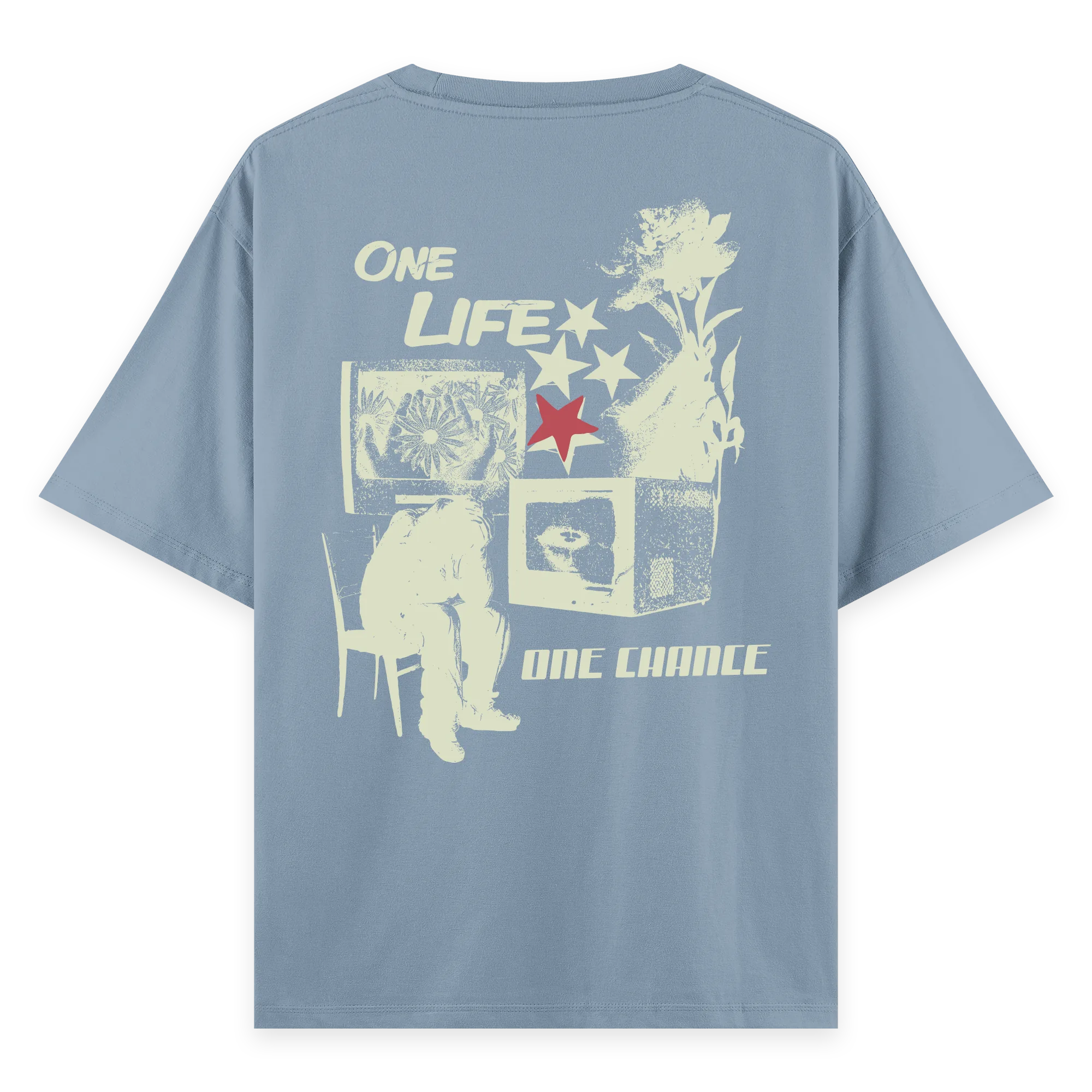 One Chance - Oversize Bol Kalıp T-shirt