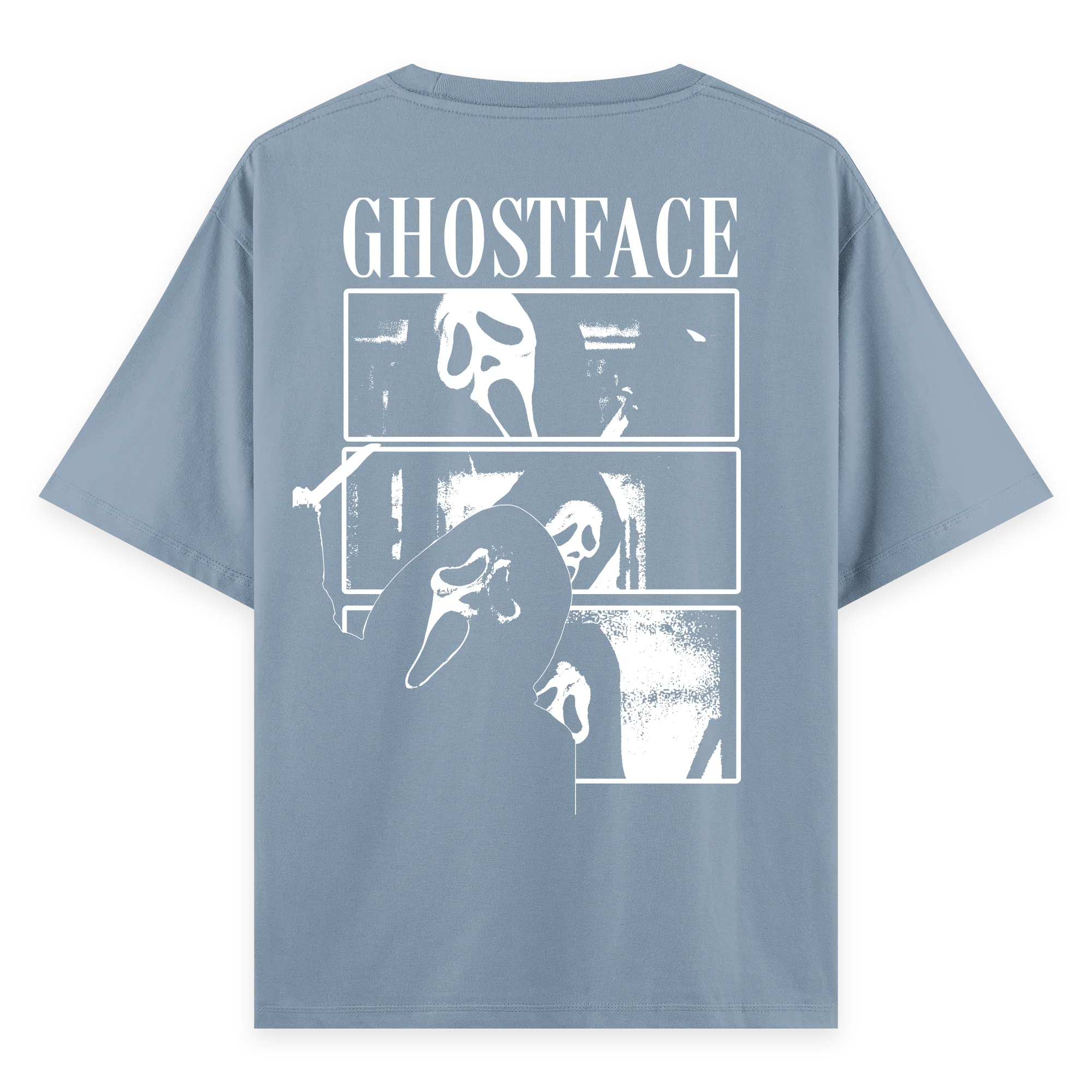 Ghost Face - Oversize Bol Kalıp T-shirt