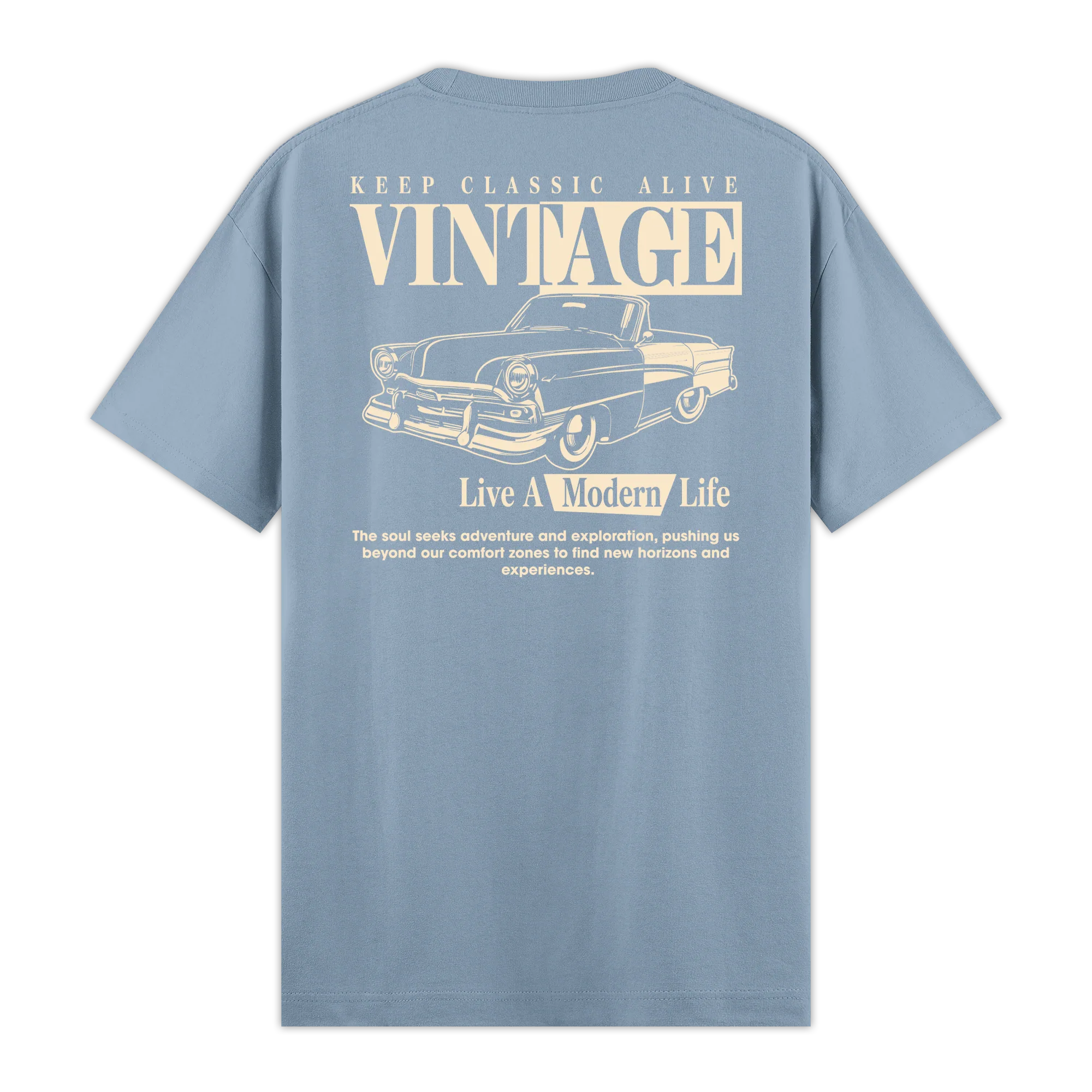 Vintage - Regular Fit Kalıp T-shirt