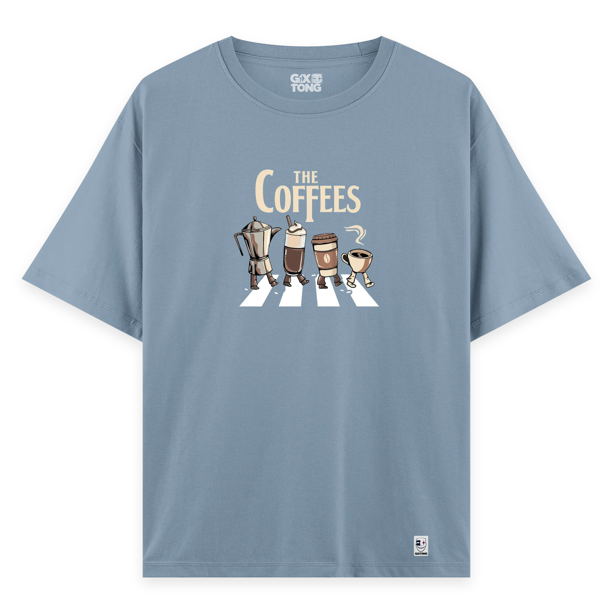 Coffee - Oversize Bol Kalıp T-shirt