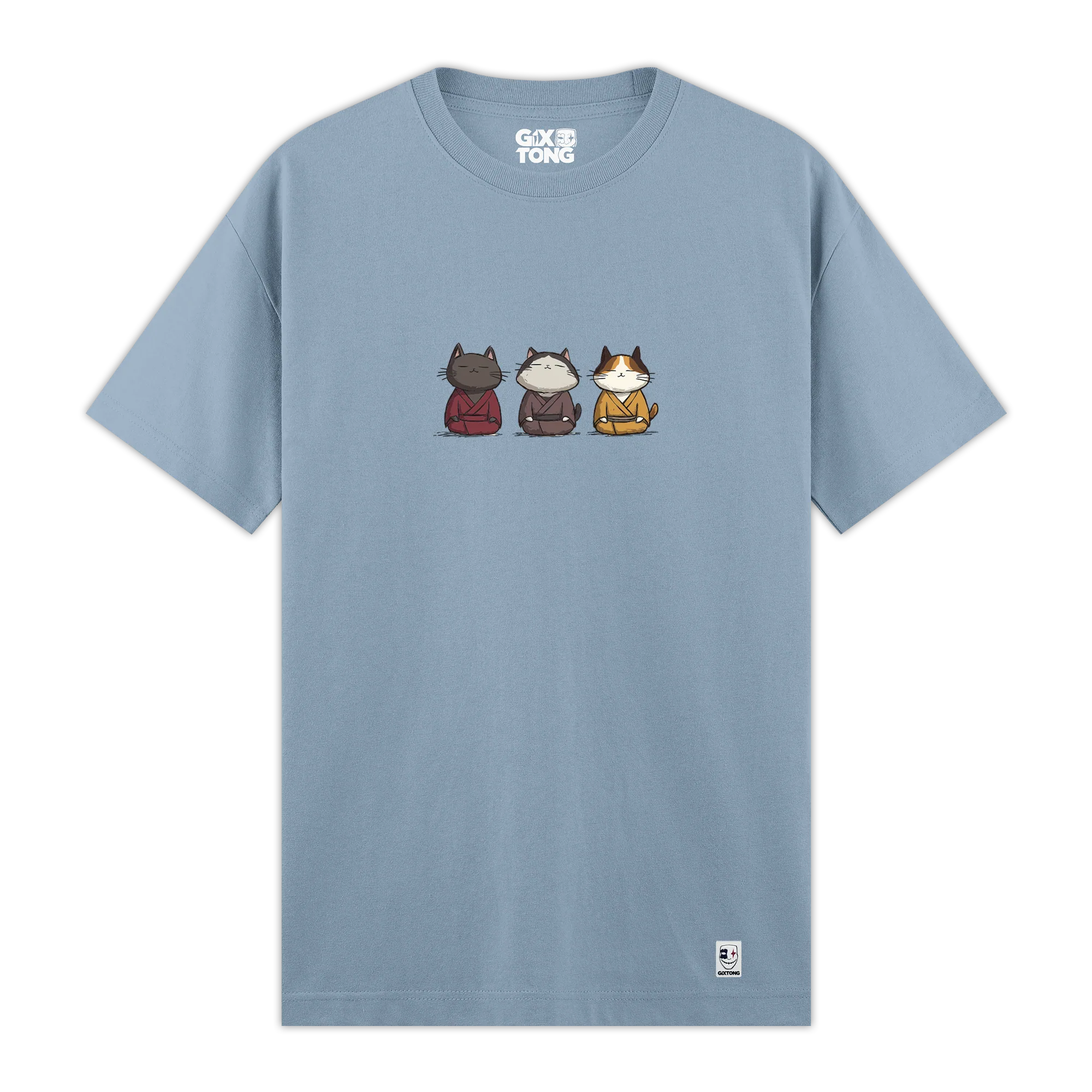 Samurai Cats - Regular Fit Kalıp T-shirt