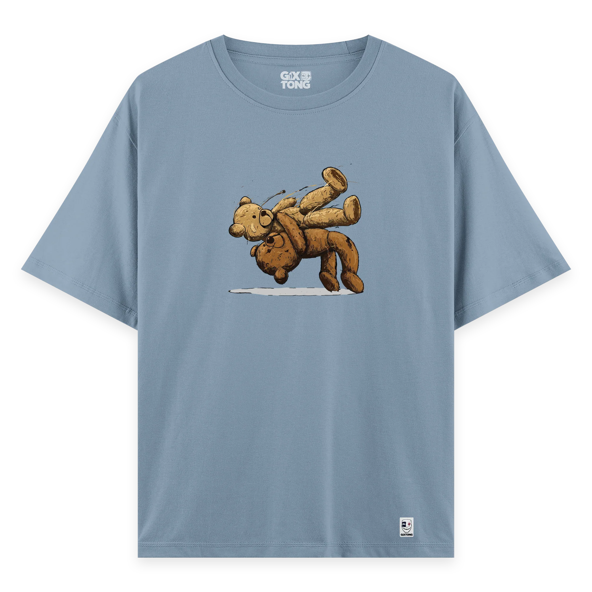 Fight Bear - Oversize Bol Kalıp T-shirt