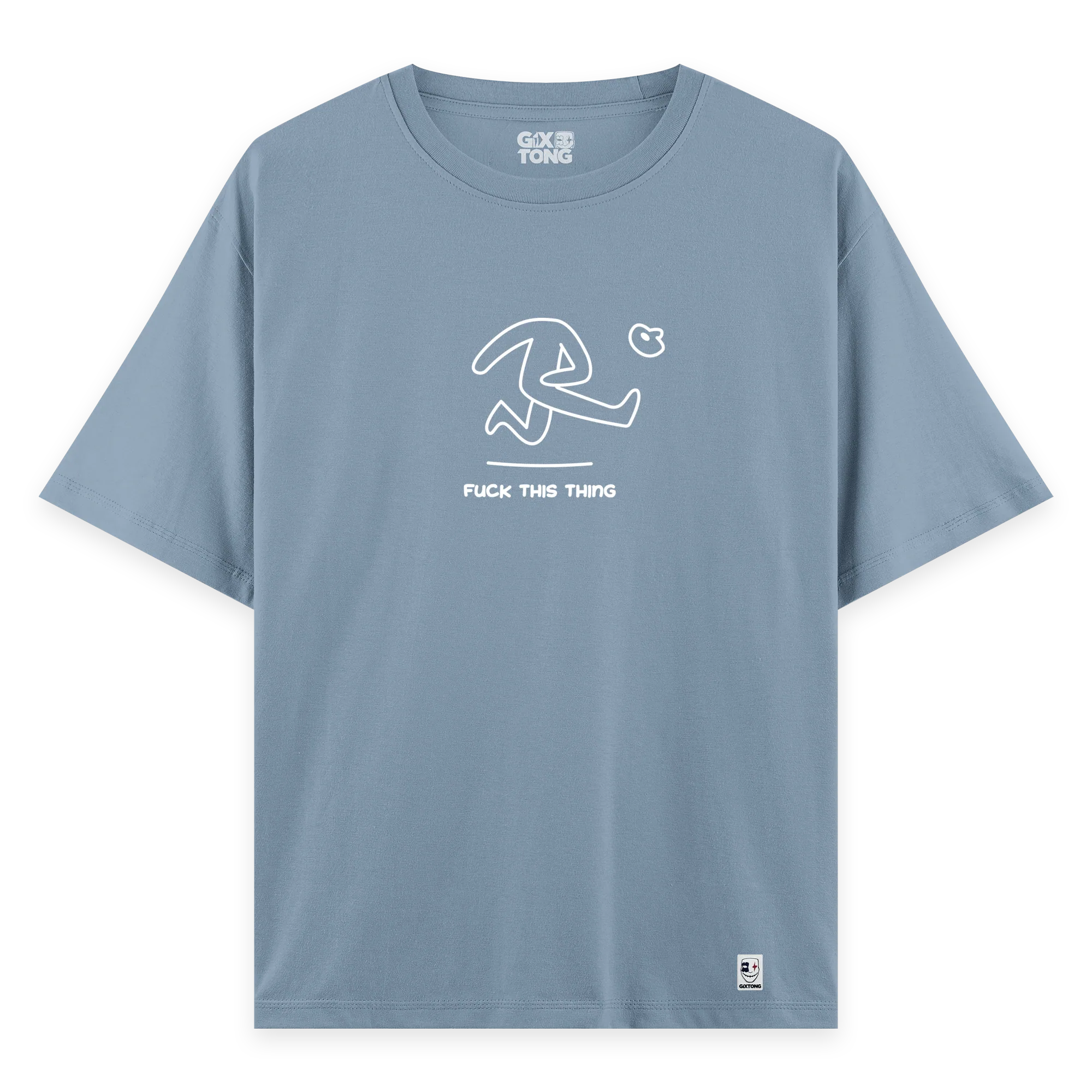 Fuck This Thing - Oversize Bol Kalıp T-shirt