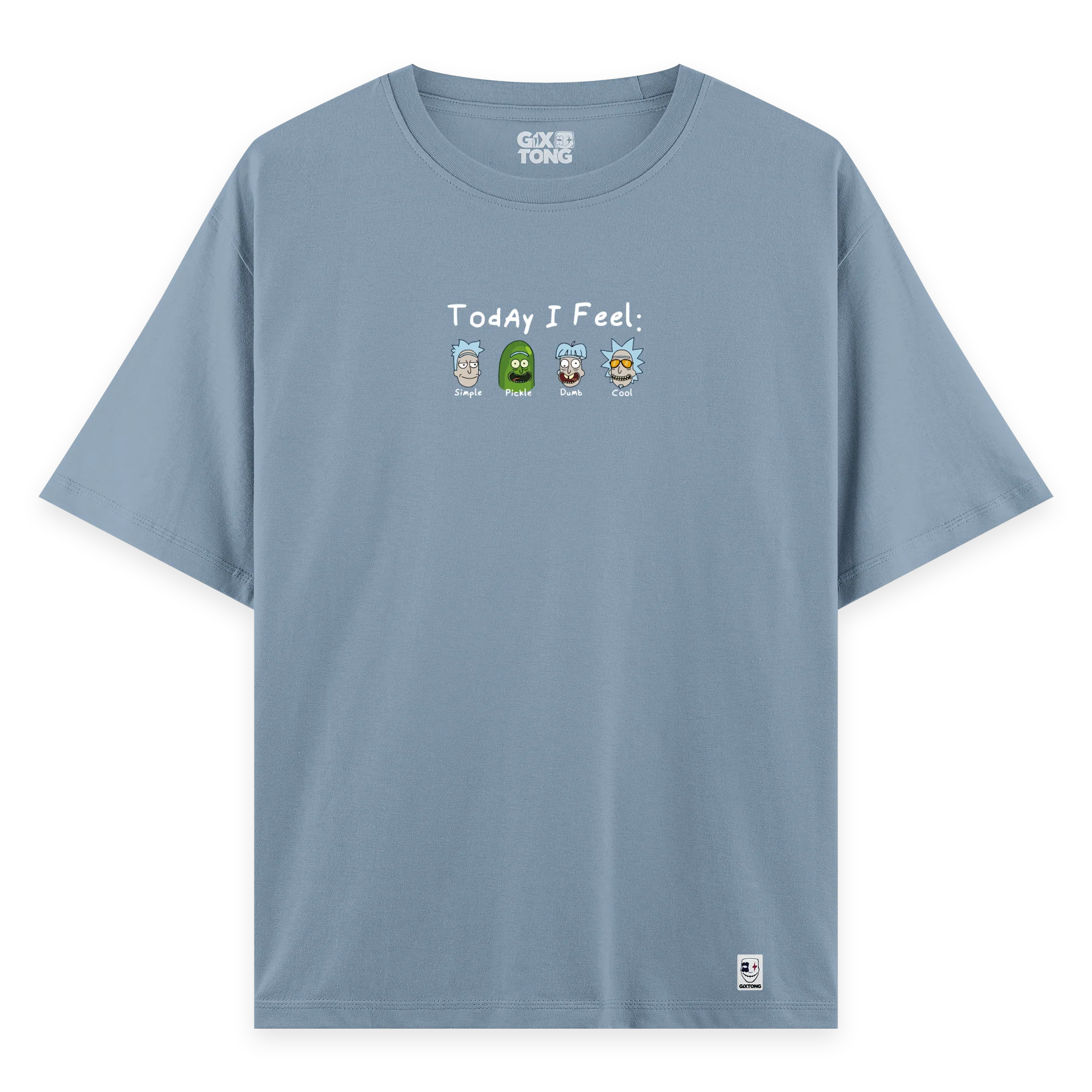 Rick's Routine - Oversize Bol Kalıp T-shirt