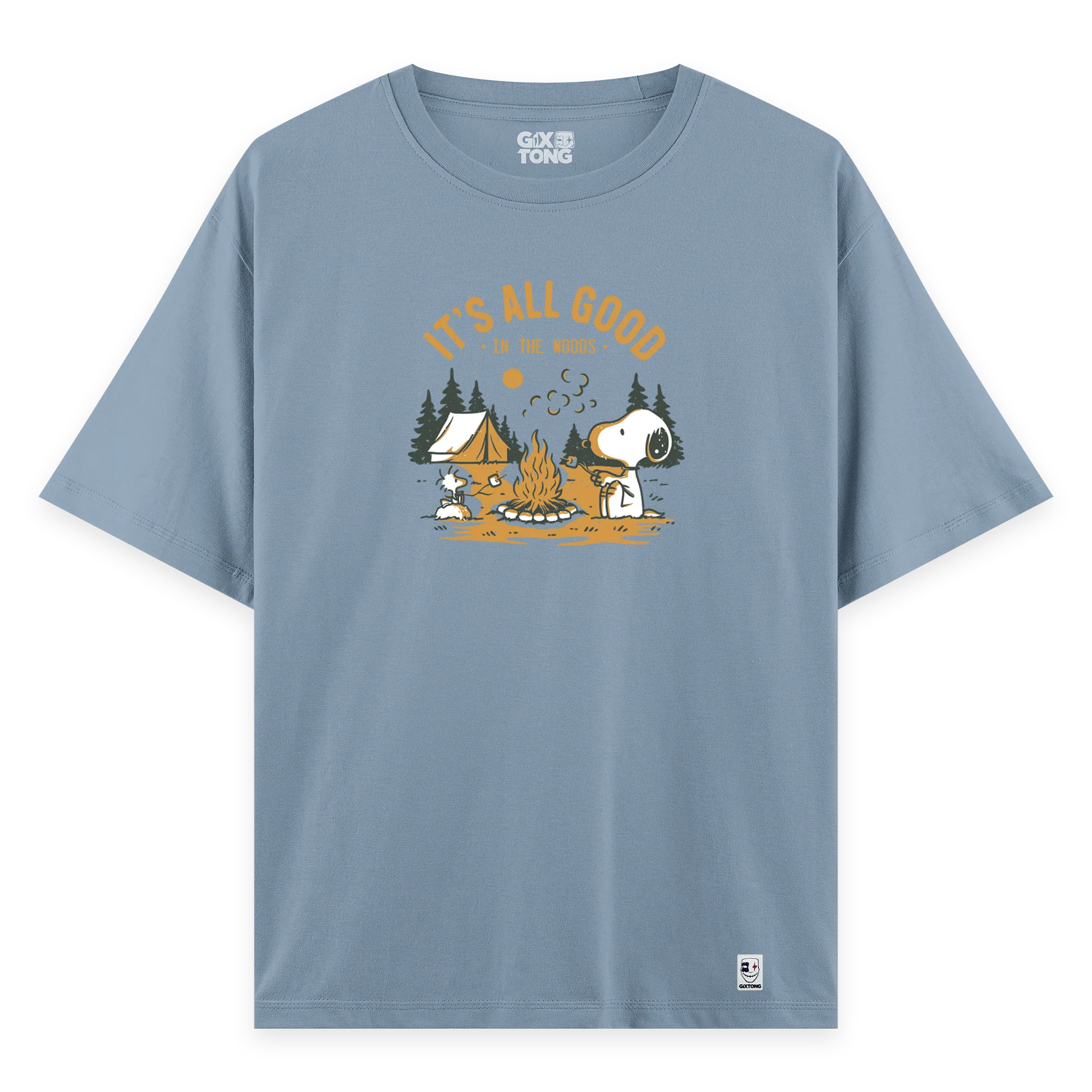 Camp Snoopy - Oversize Bol Kalıp T-shirt