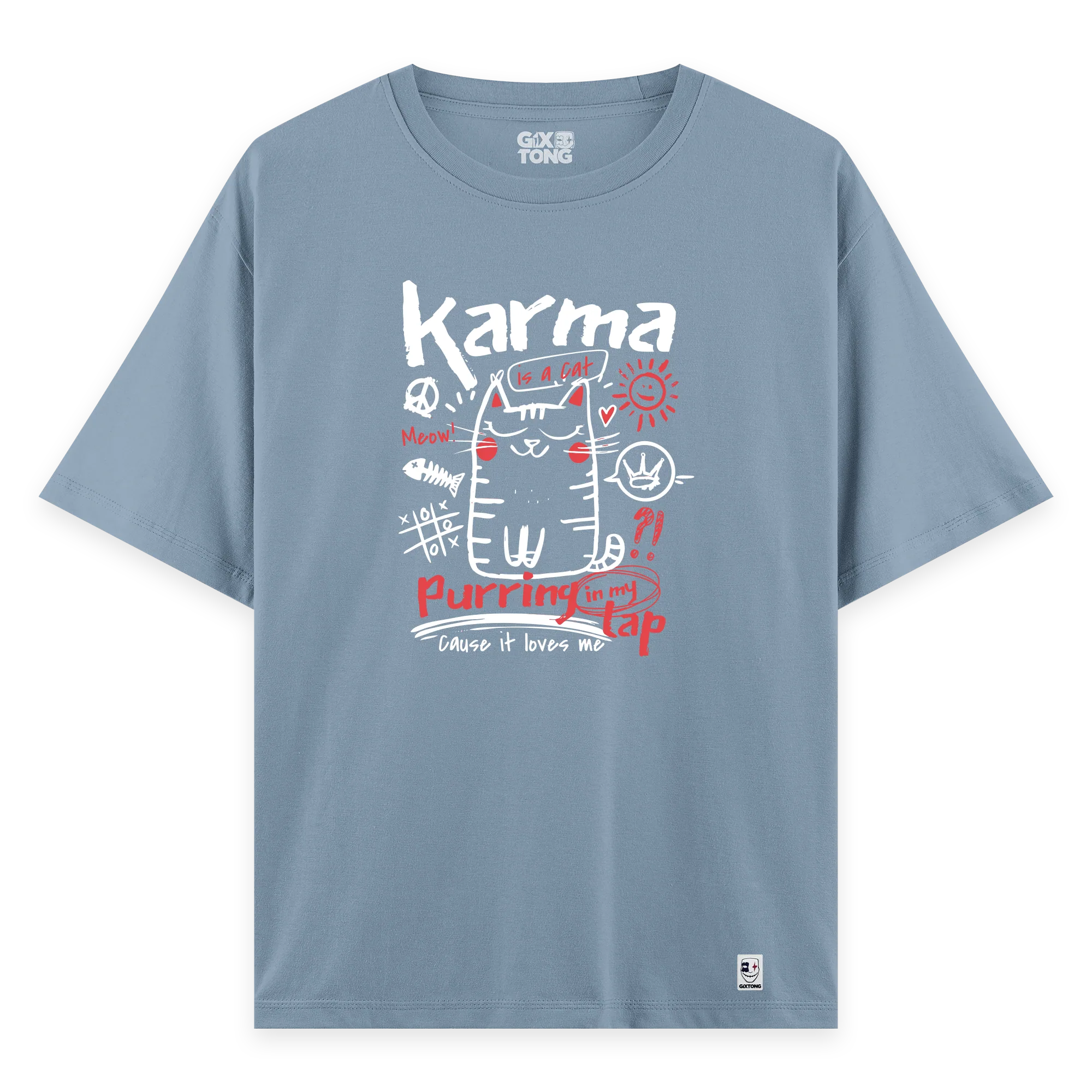 Karma - Oversize Bol Kalıp T-shirt