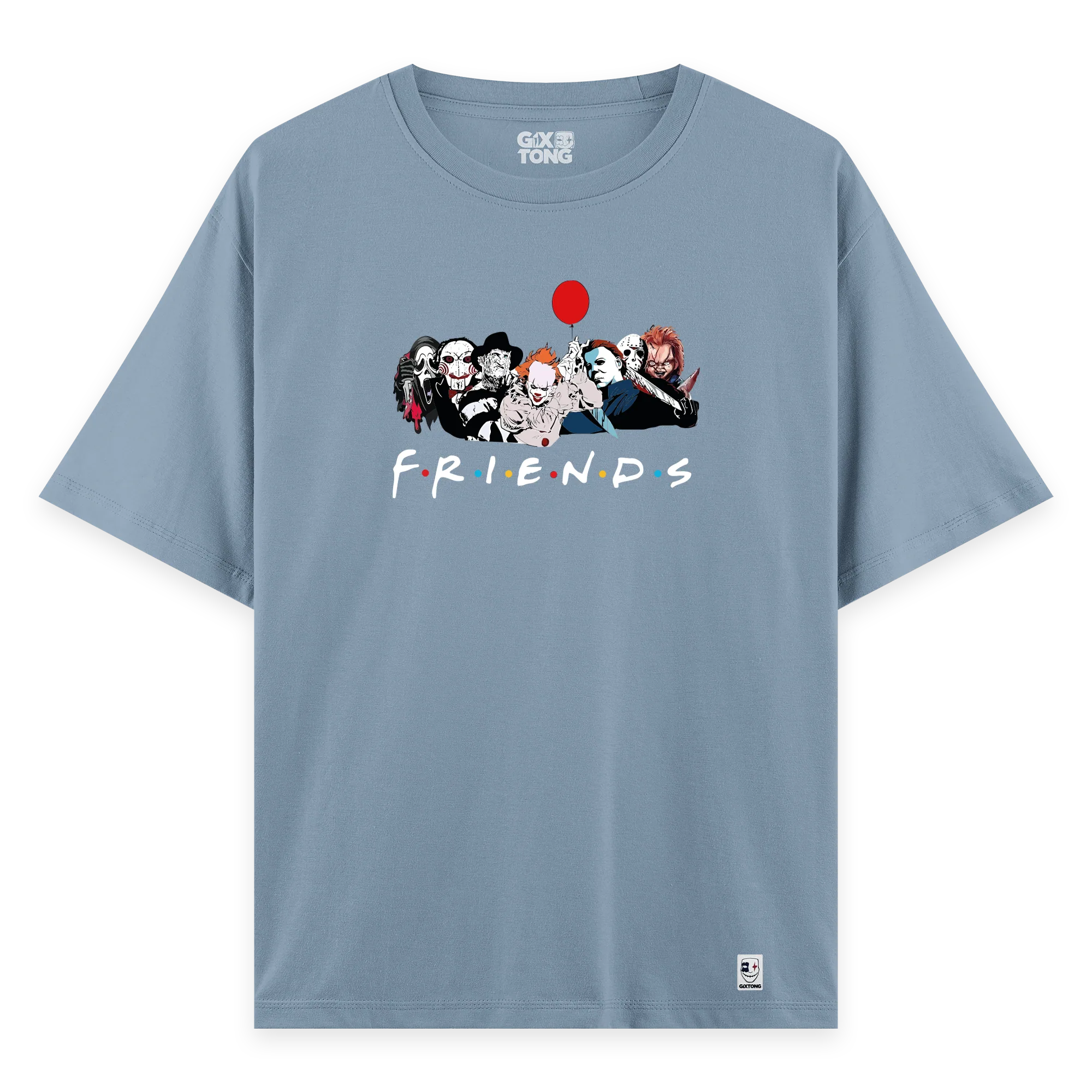 Dark Friends - Oversize Bol Kalıp T-shirt