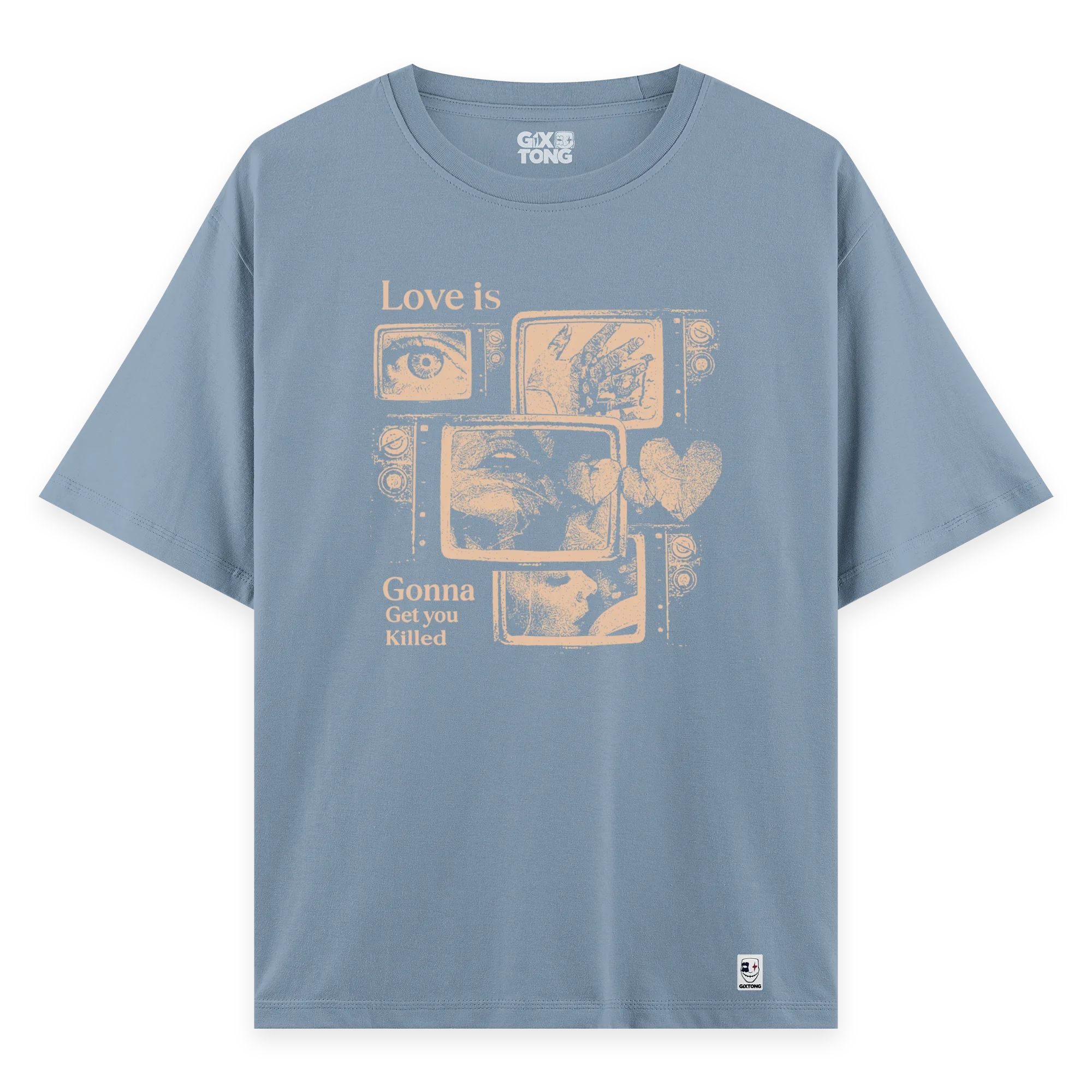 Love Is - Oversize Bol Kalıp T-shirt