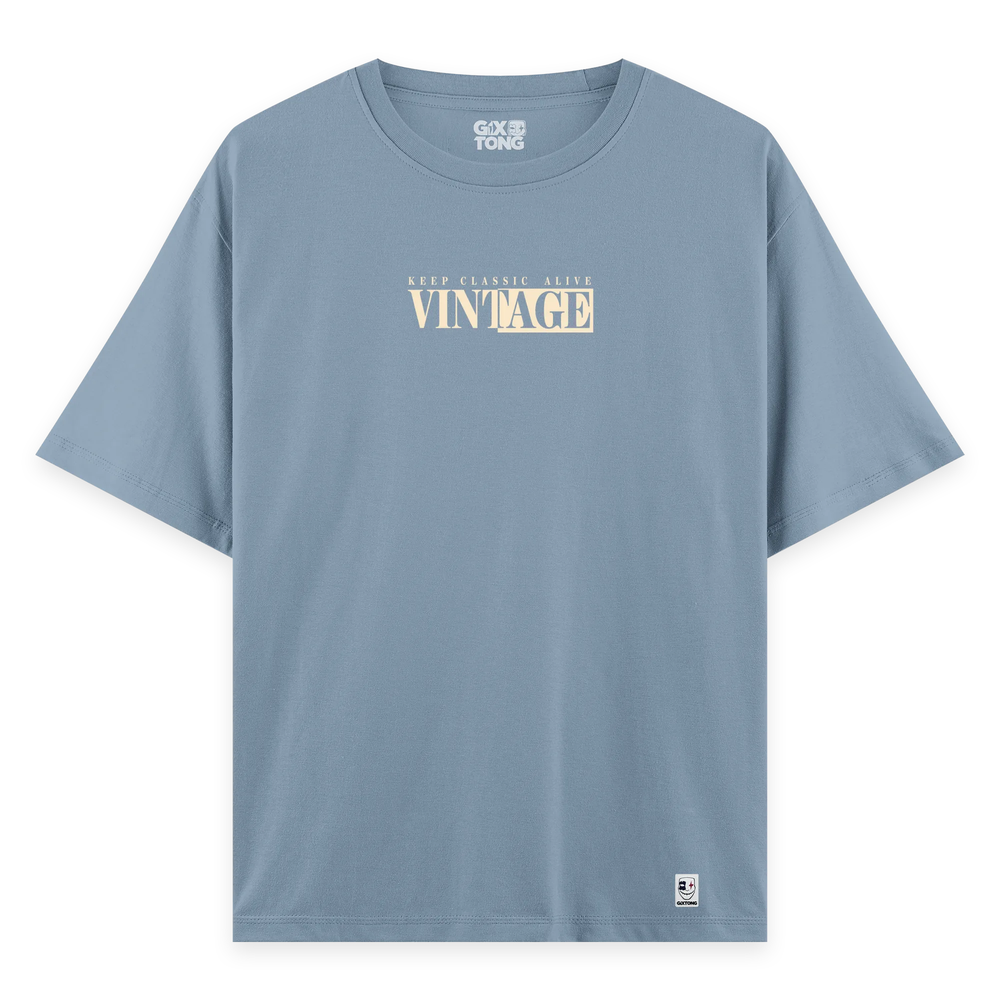 Vintage - Oversize Bol Kalıp T-shirt