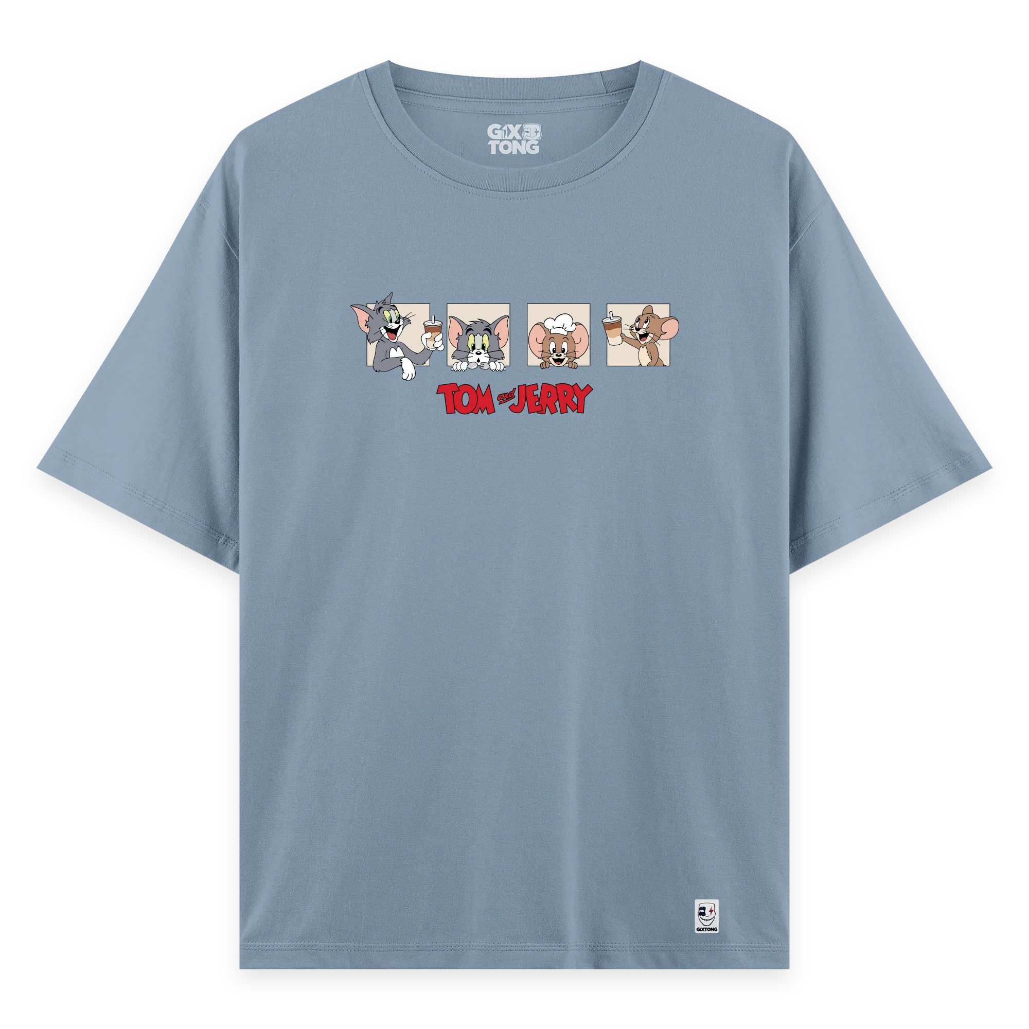 Tom And Jerry - Oversize Bol Kalıp T-shirt