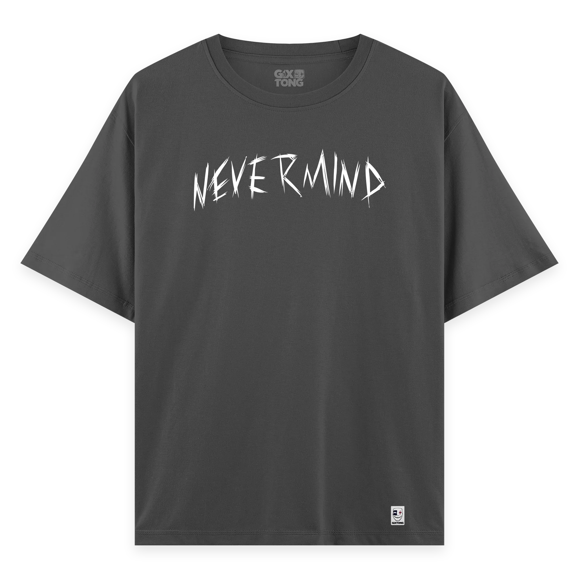 Nevermind - Oversize Bol Kalıp T-shirt