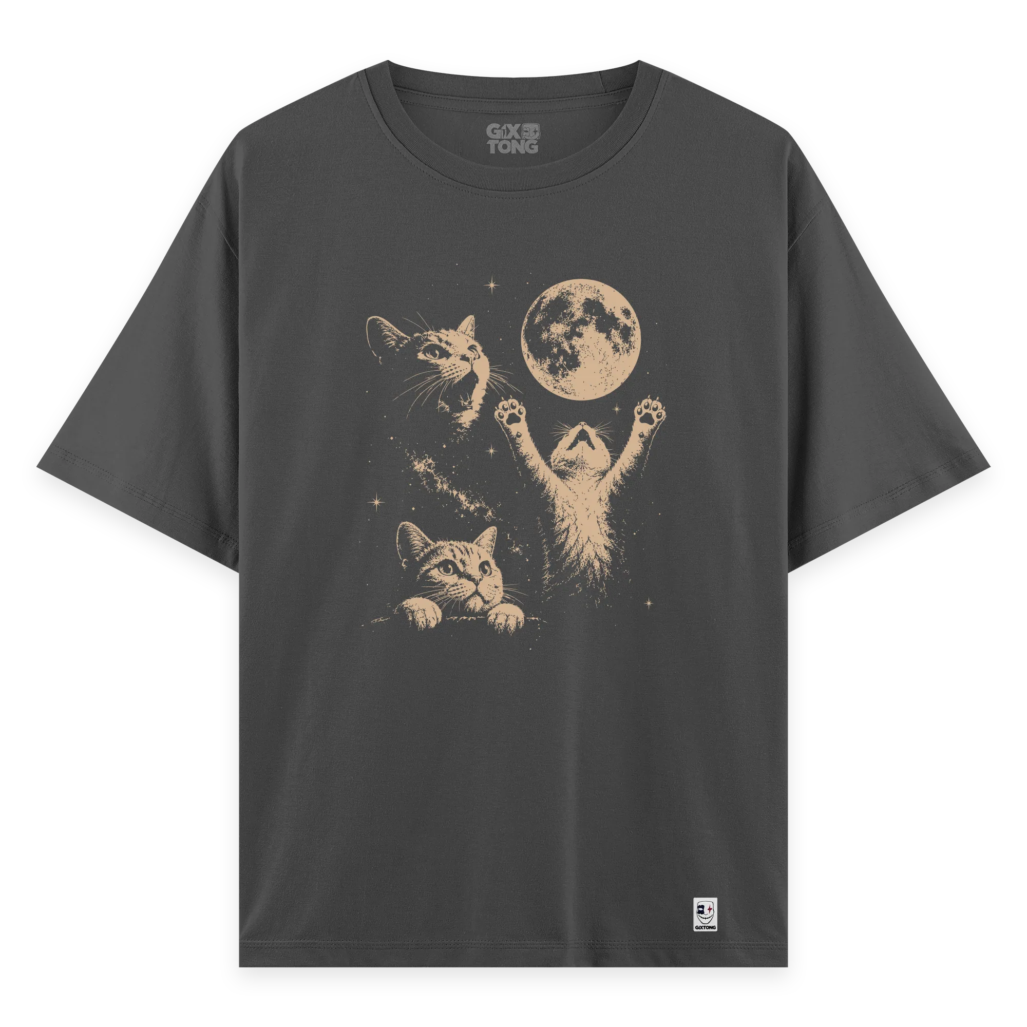 Catlight - Oversize Bol Kalıp T-shirt