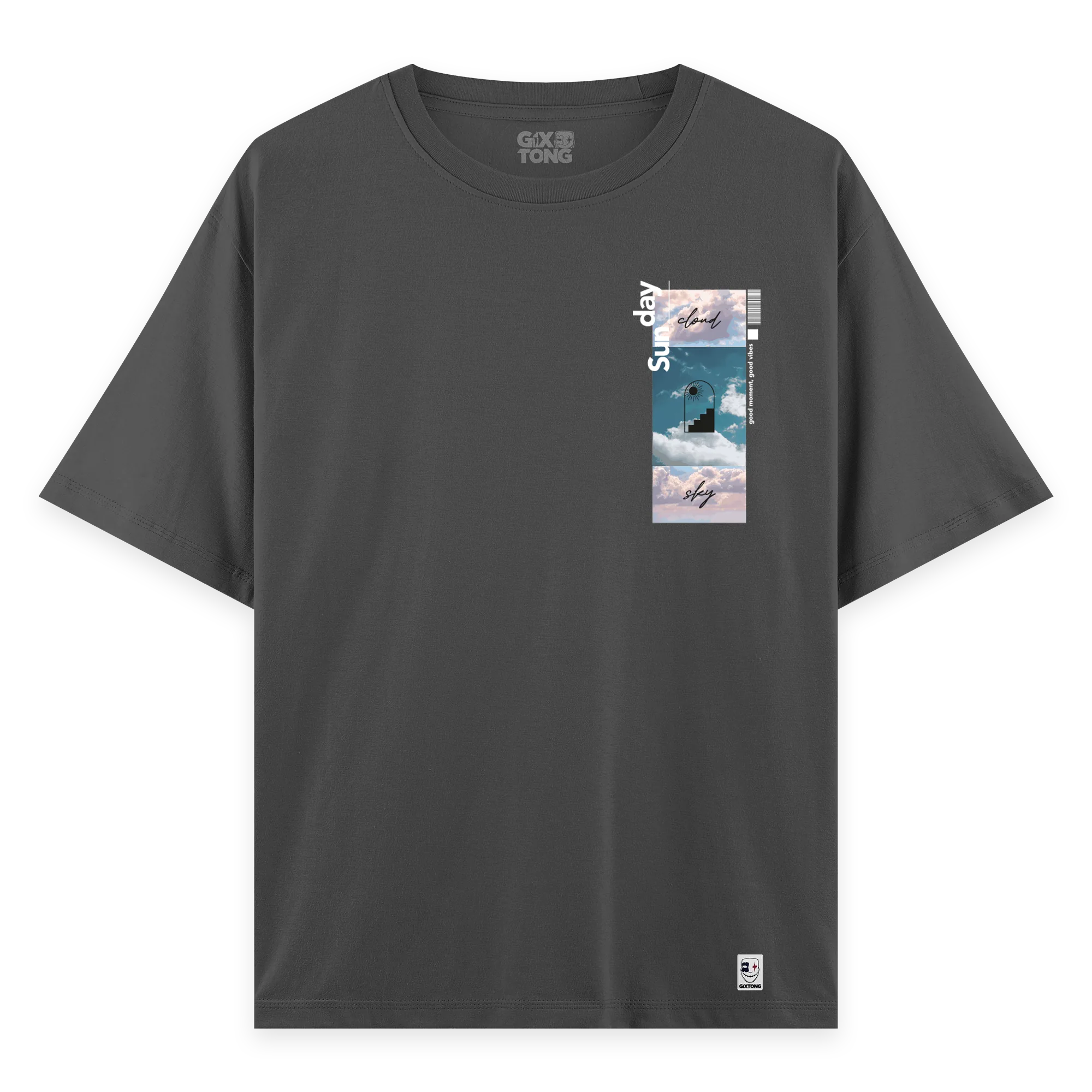 Sunday - Oversize Bol Kalıp T-shirt