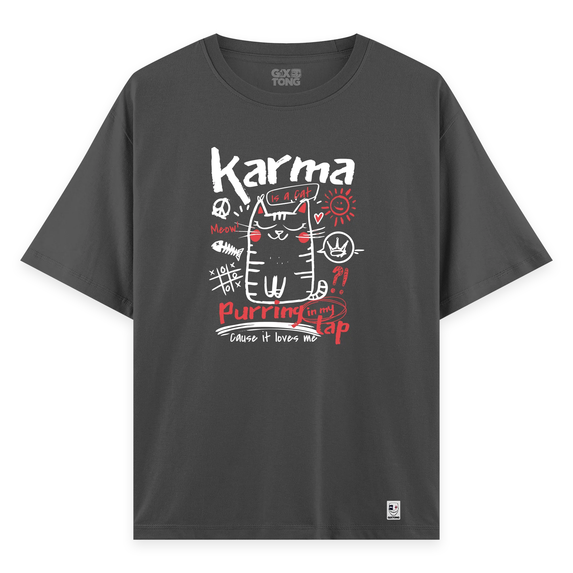Karma - Oversize Bol Kalıp T-shirt