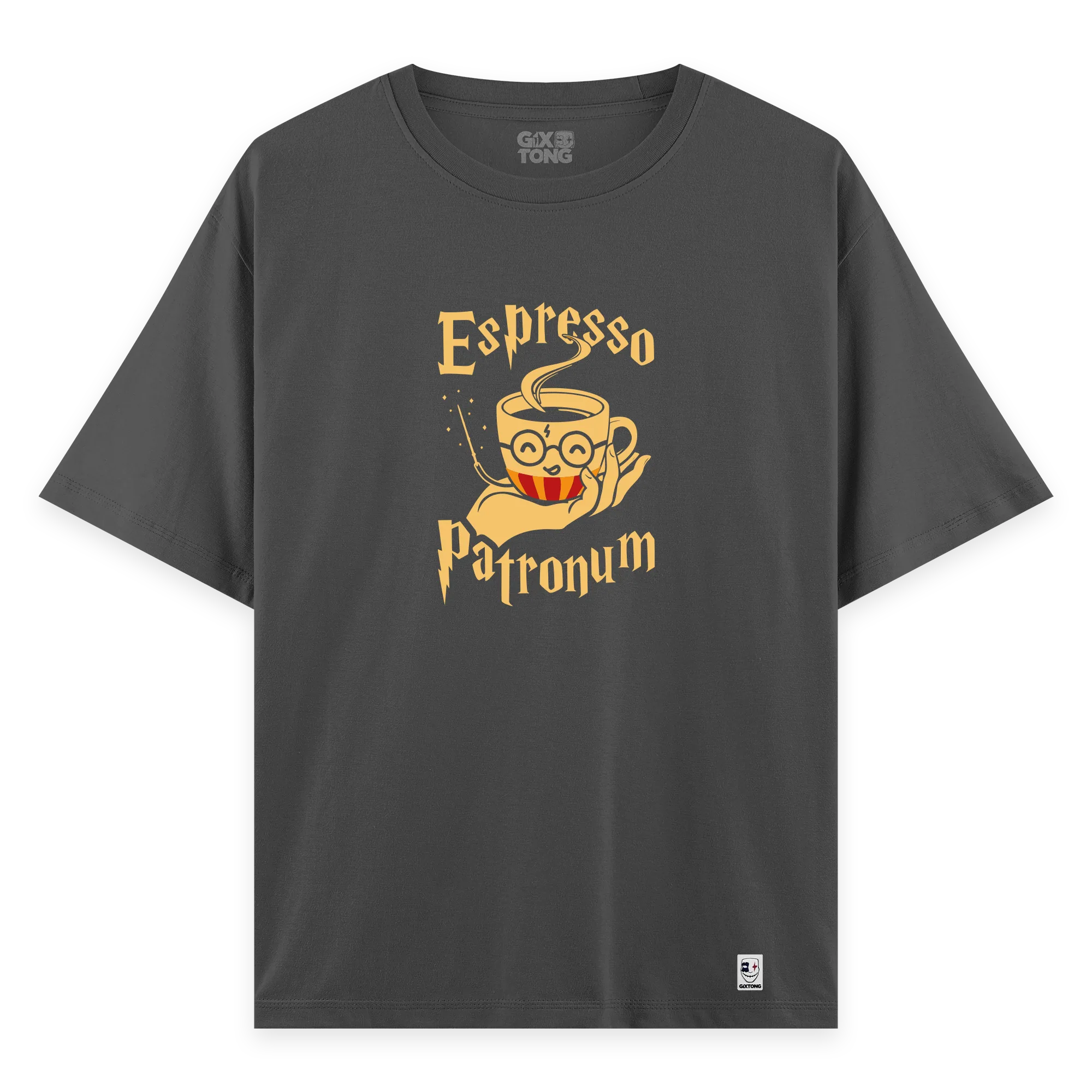 Espresso Patronum - Oversize Bol Kalıp T-shirt