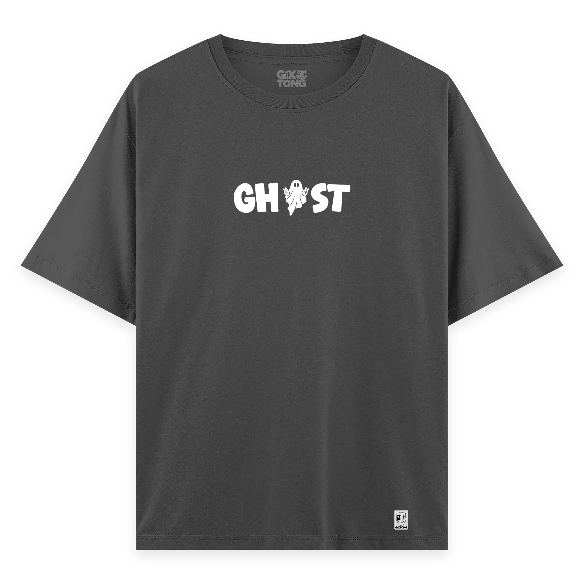Ghost - Oversize Bol Kalıp T-shirt