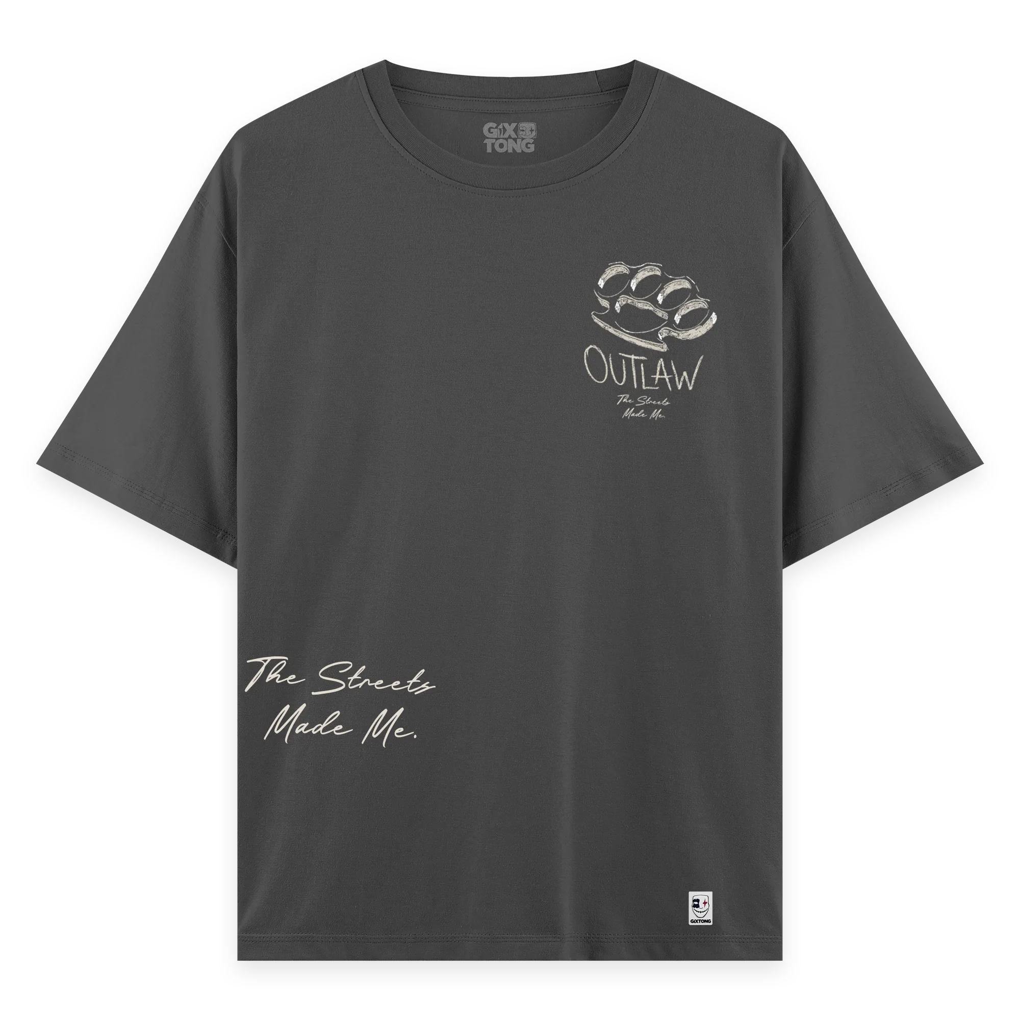Outlaw - Oversize Bol Kalıp T-shirt