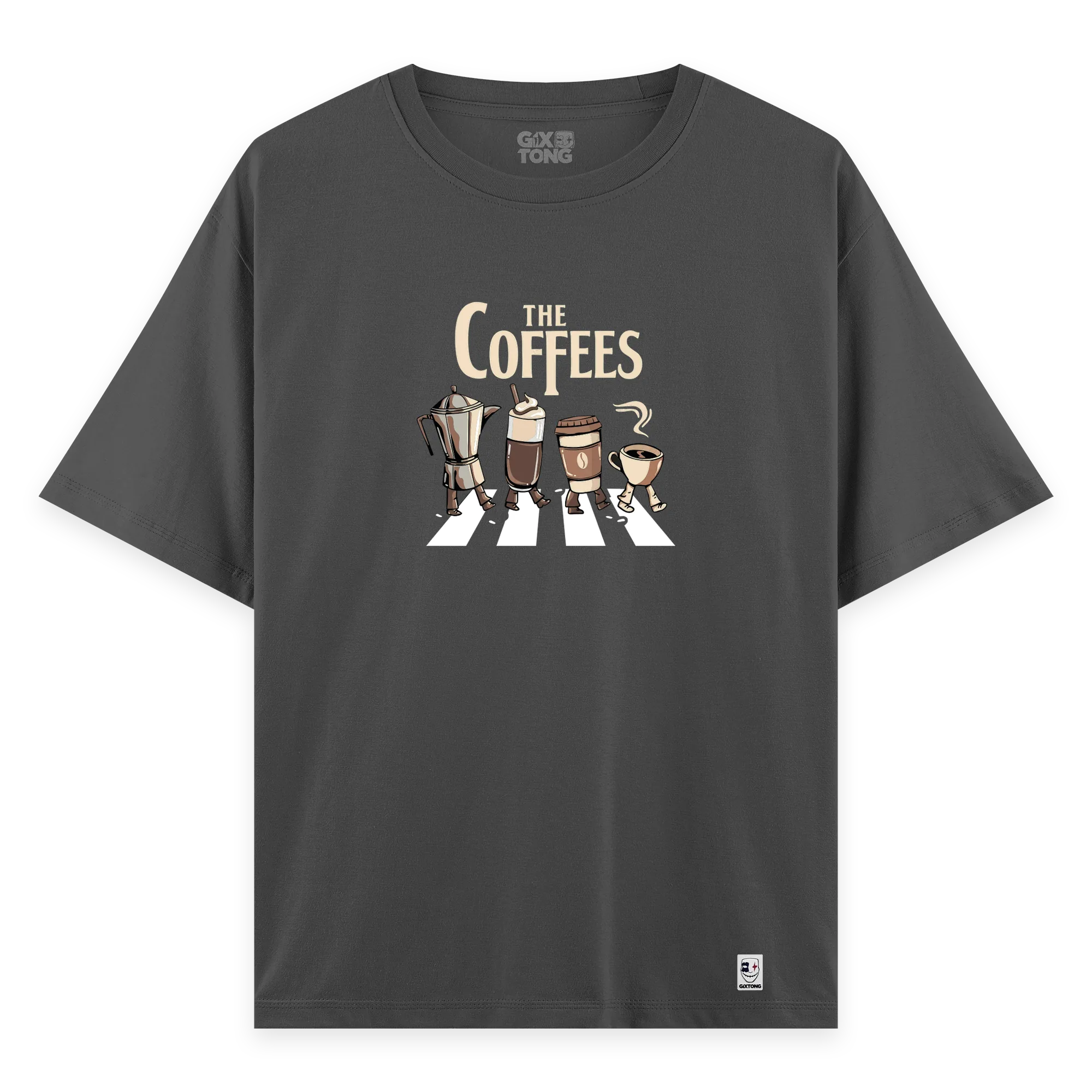 Coffee - Oversize Bol Kalıp T-shirt