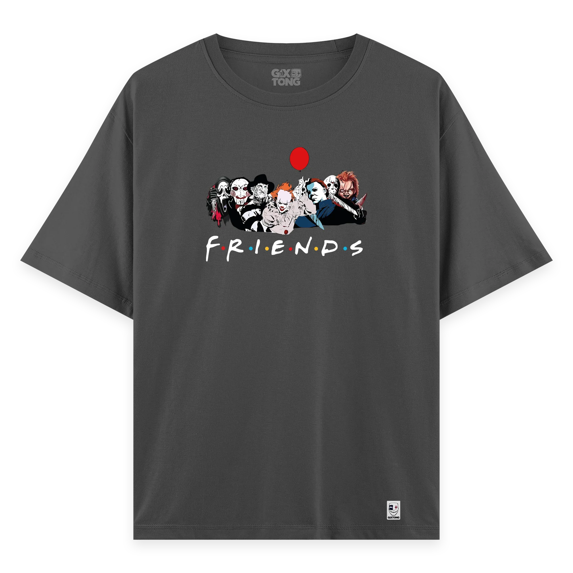 Dark Friends - Oversize Bol Kalıp T-shirt