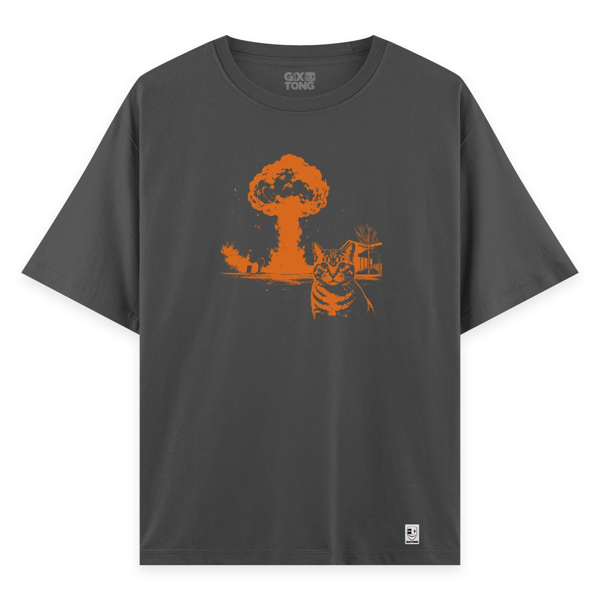 Cat Bomb - Oversize Bol Kalıp T-shirt