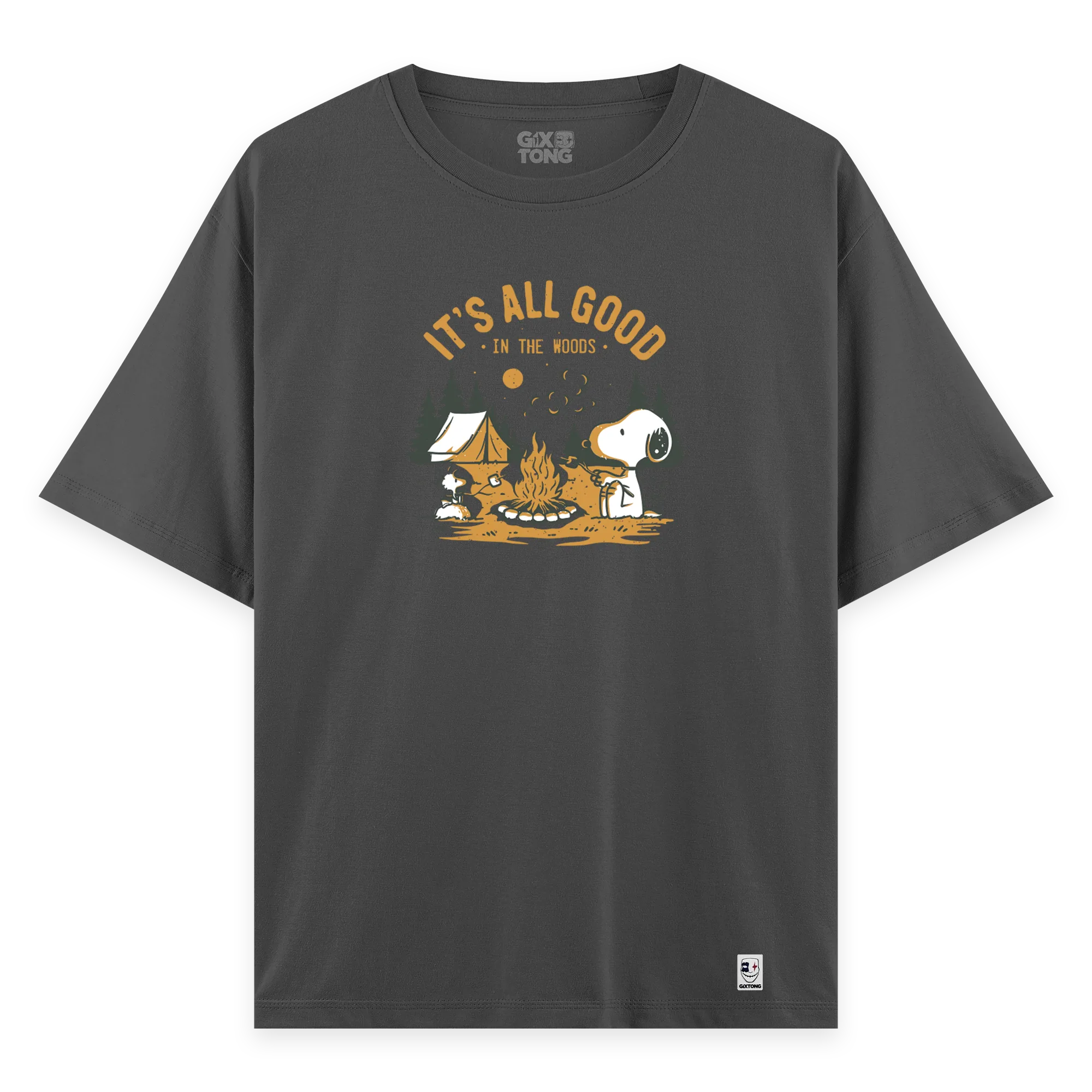 Camp Snoopy - Oversize Bol Kalıp T-shirt