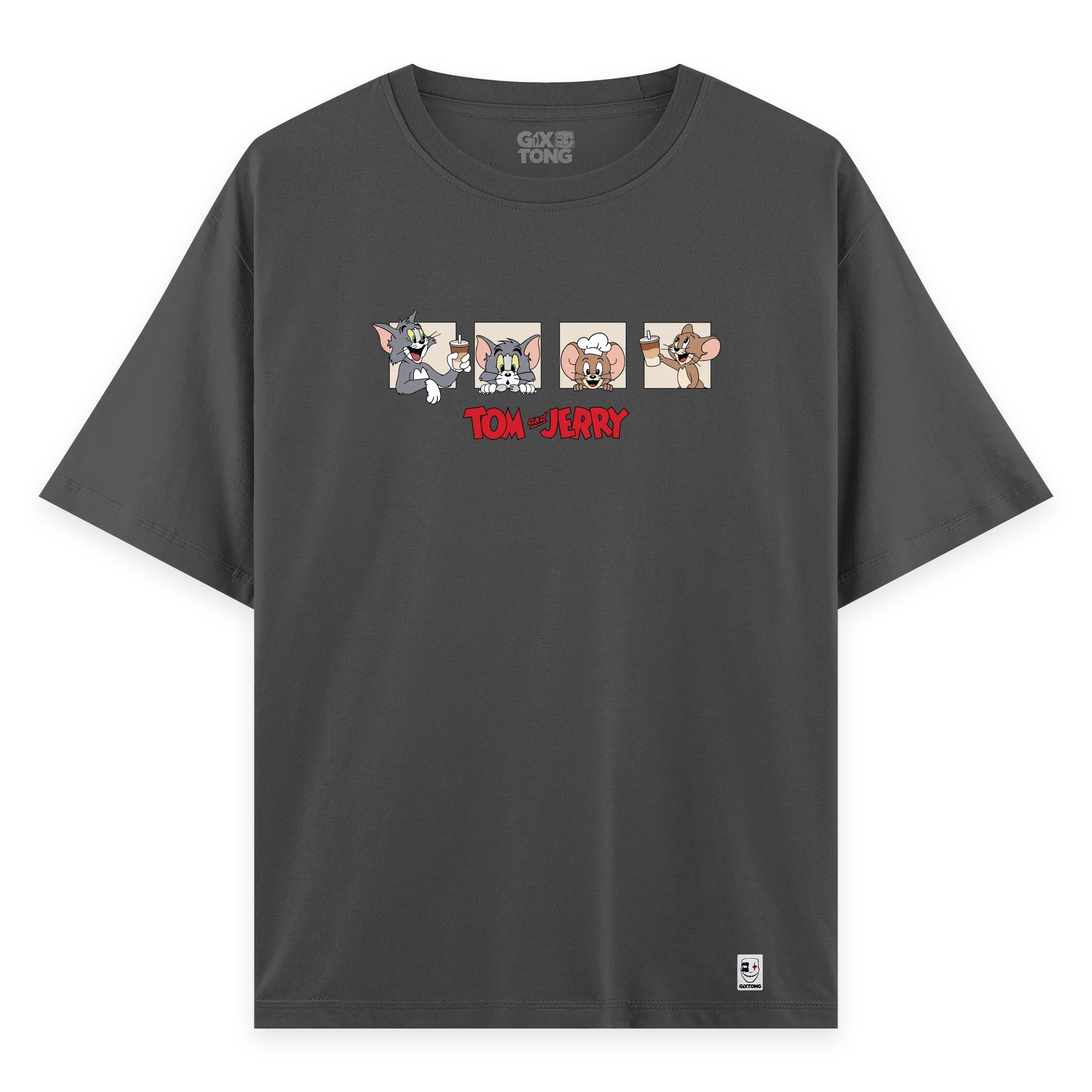 Tom And Jerry - Oversize Bol Kalıp T-shirt