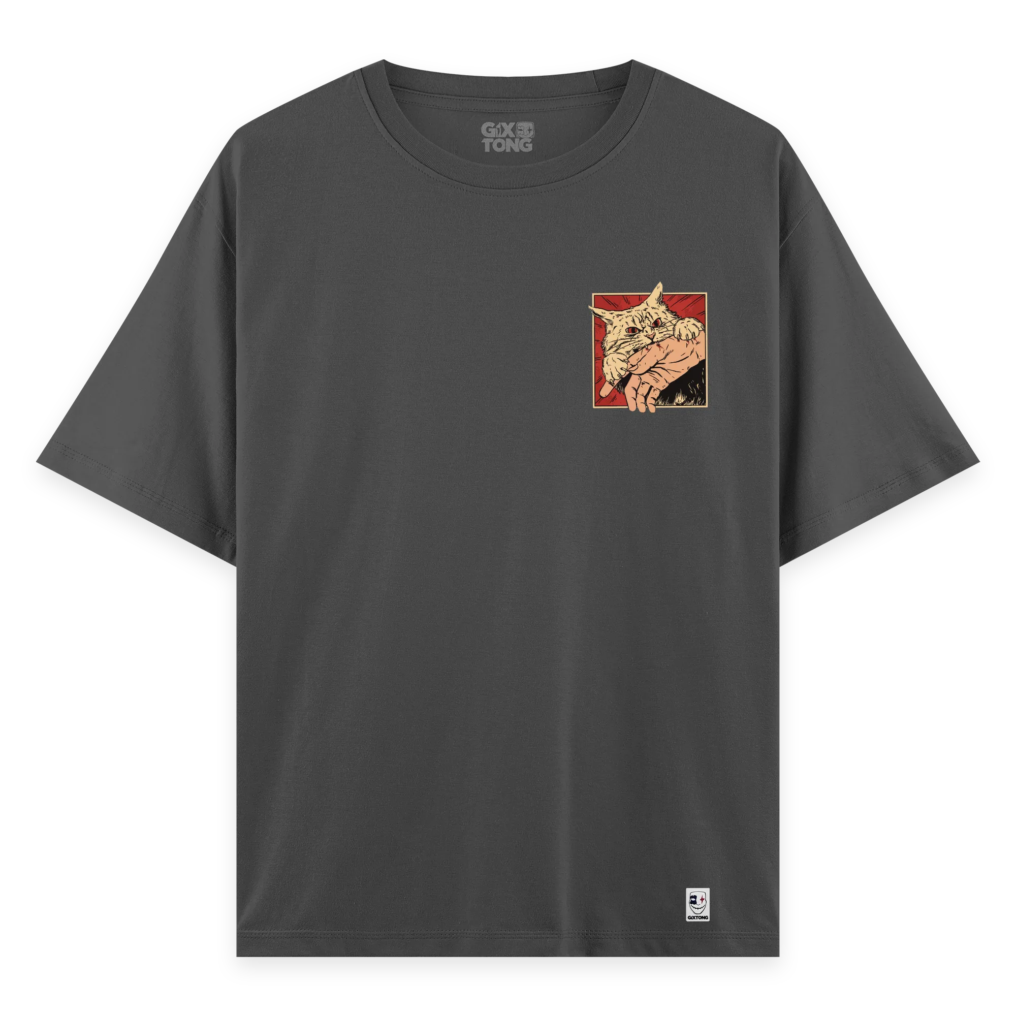 Attack - Oversize Bol Kalıp T-shirt