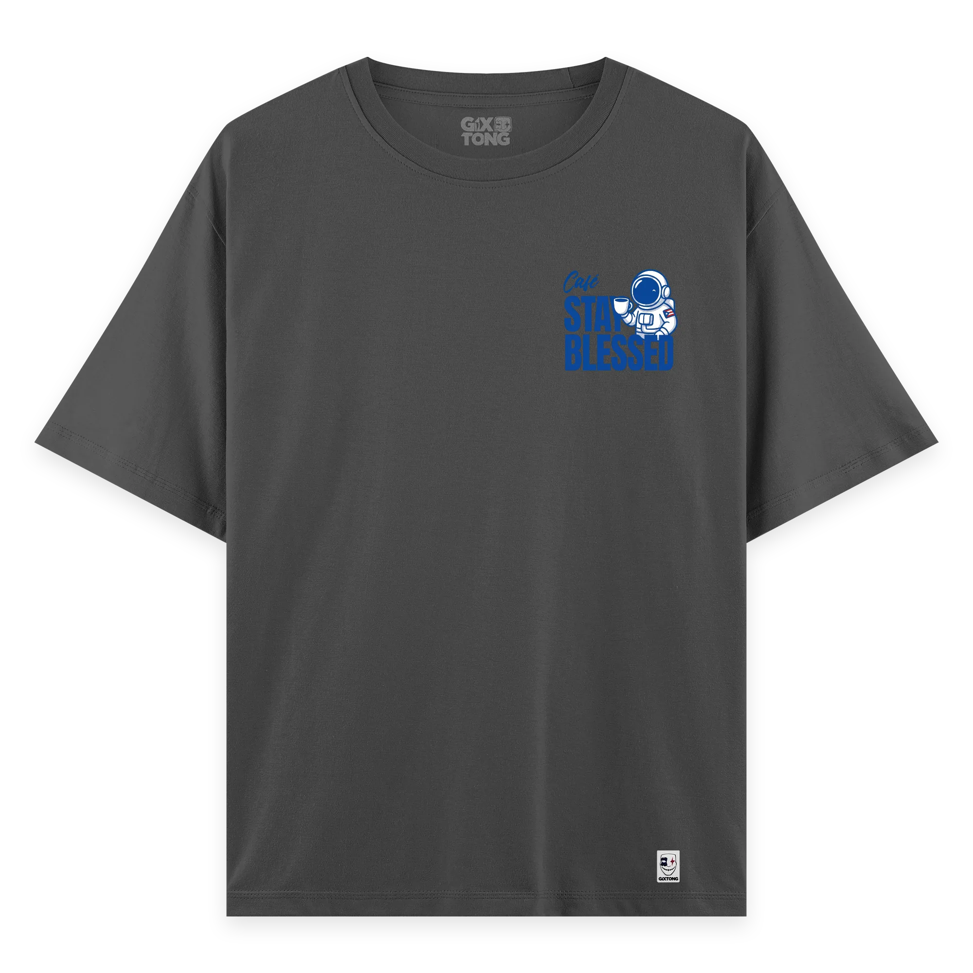 Blessed - Oversize Bol Kalıp T-shirt