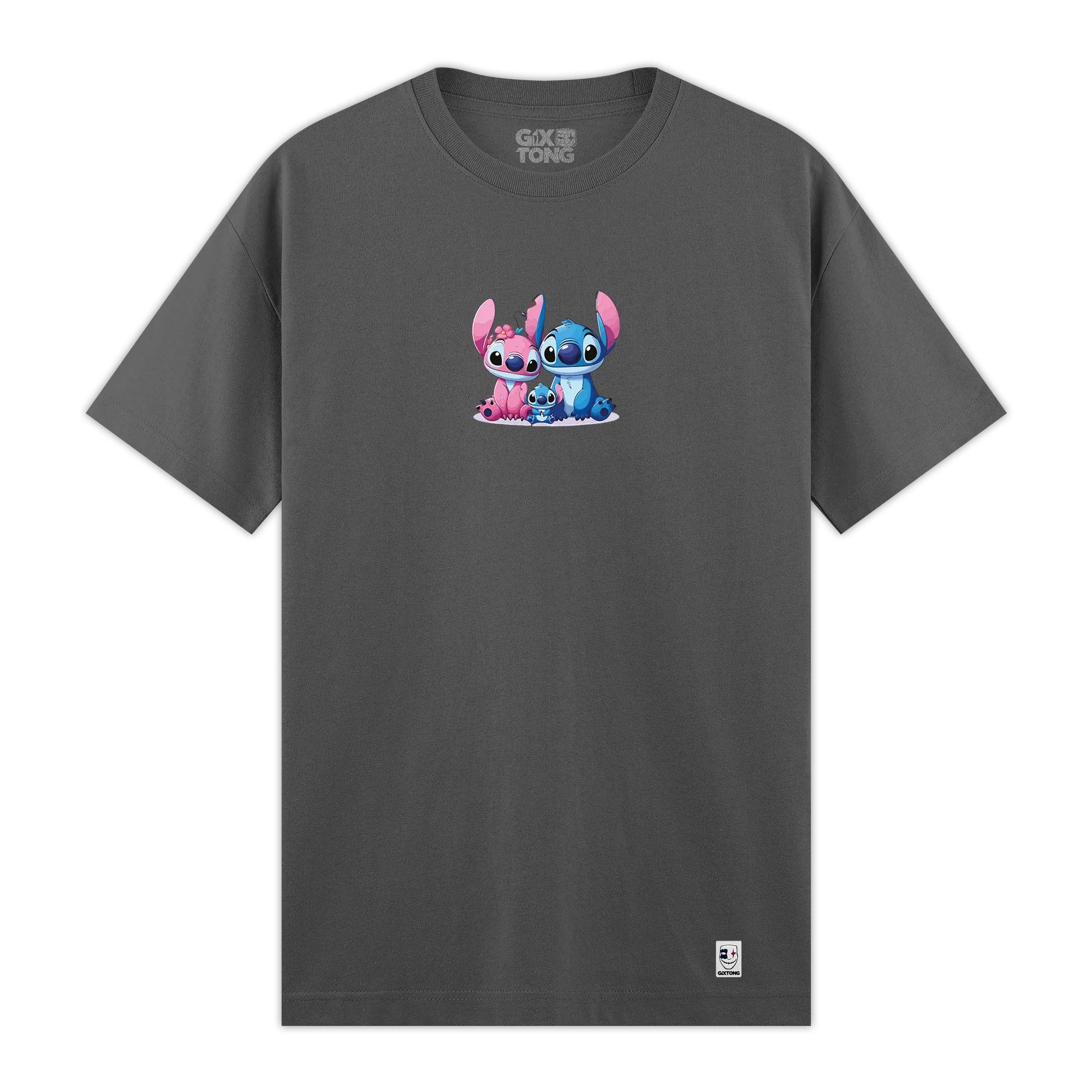 Stitch Family - Regular Fit Kalıp T-shirt