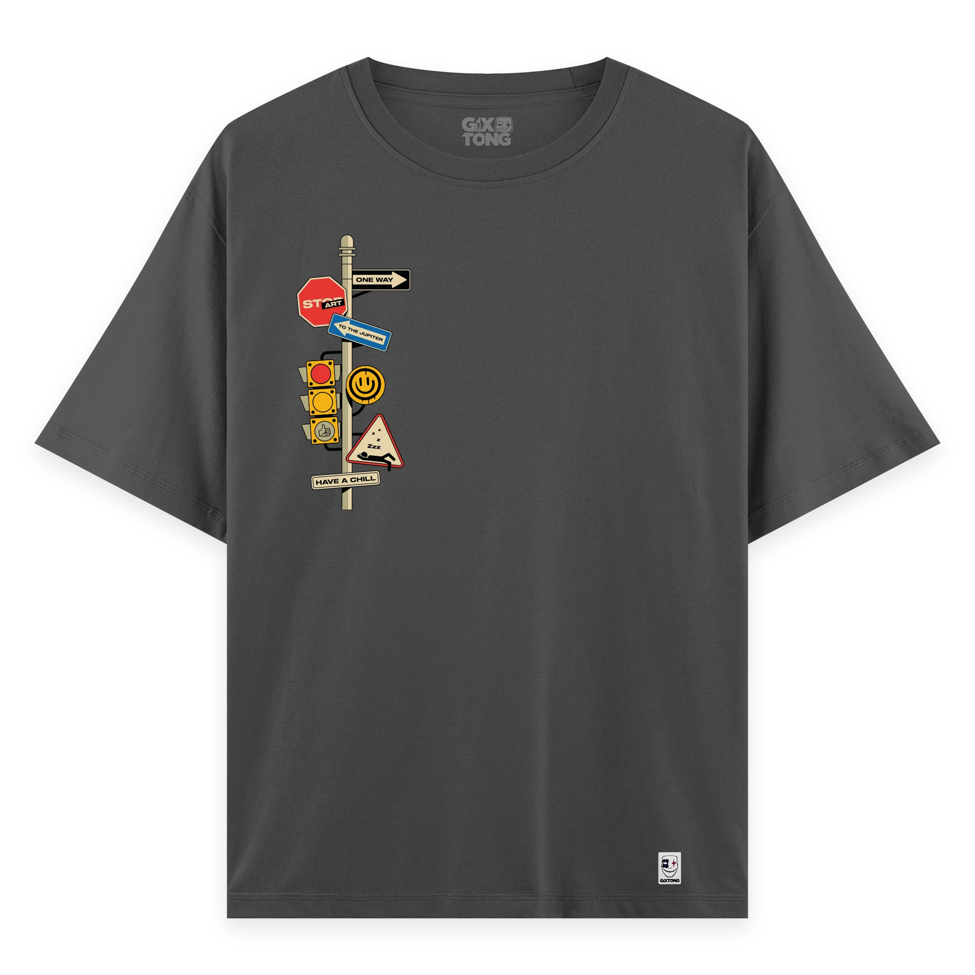 One Way - Oversize Bol Kalıp T-shirt