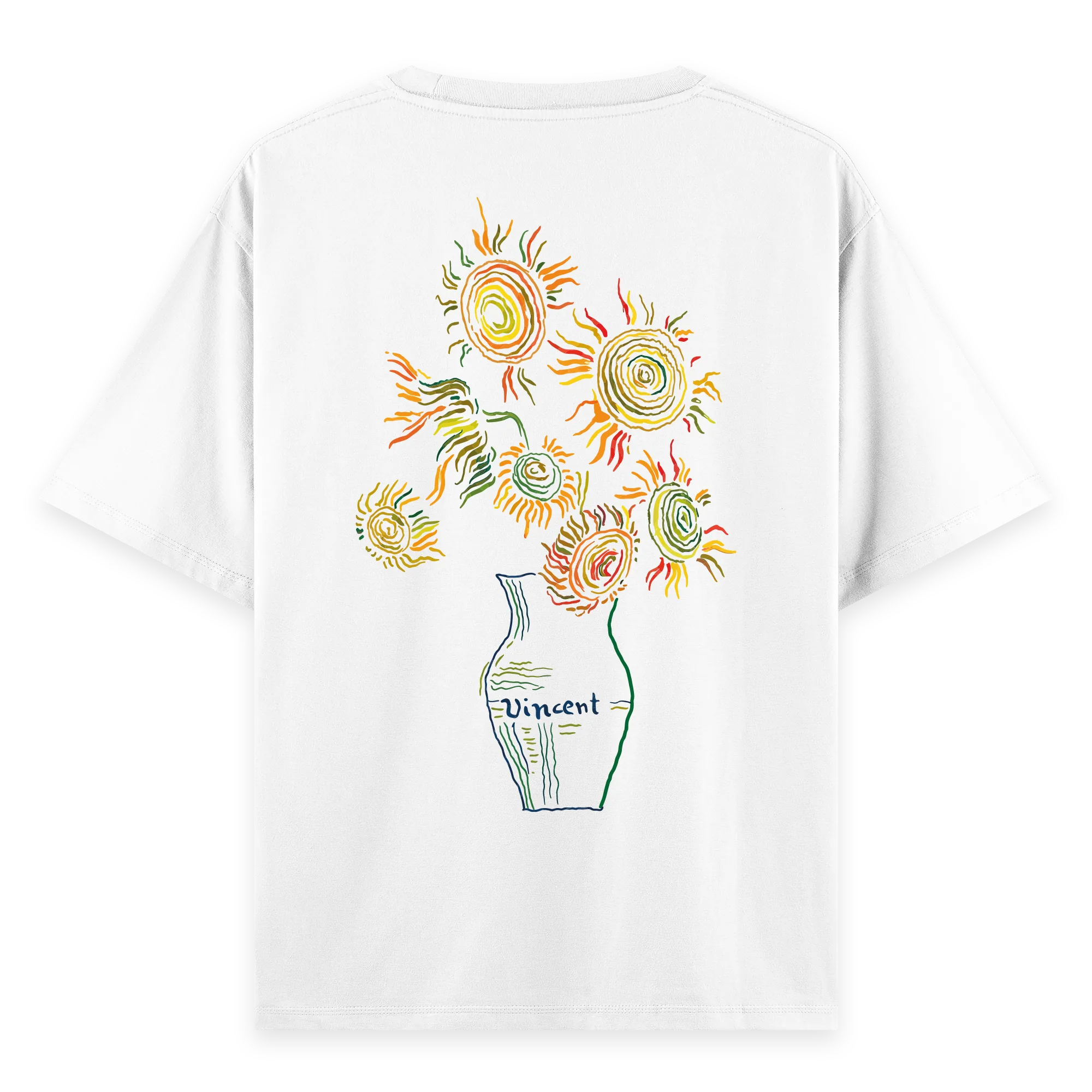 Vincent - Oversize Bol Kalıp T-shirt